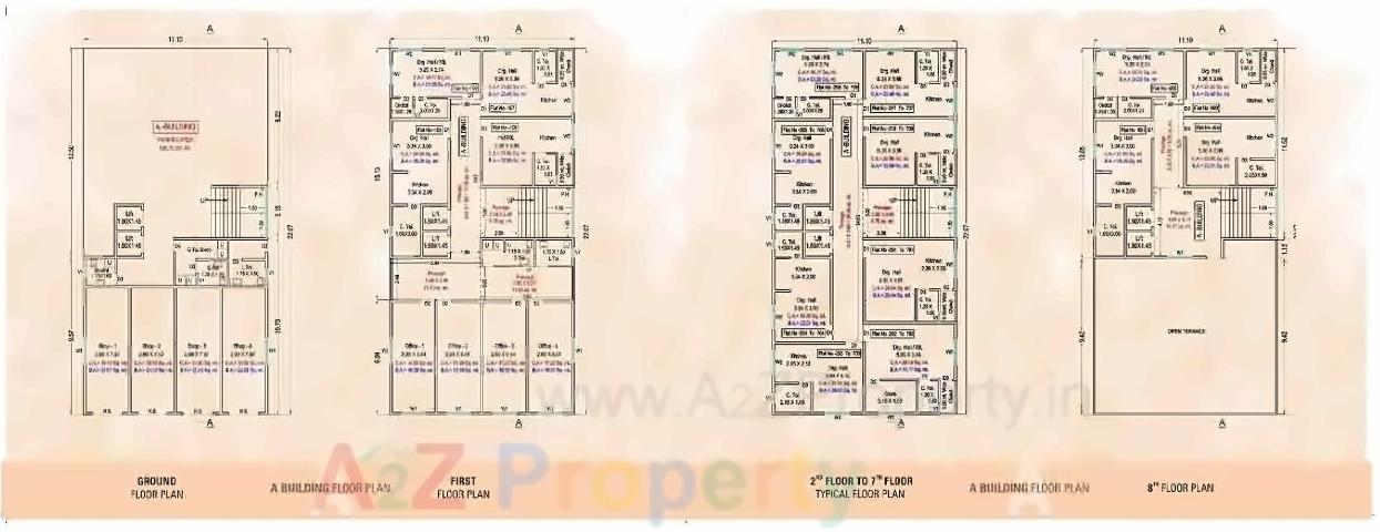 Layout of real estate project Prabhakunj Panaisha located at Vijalpore, Navsari, Gujarat