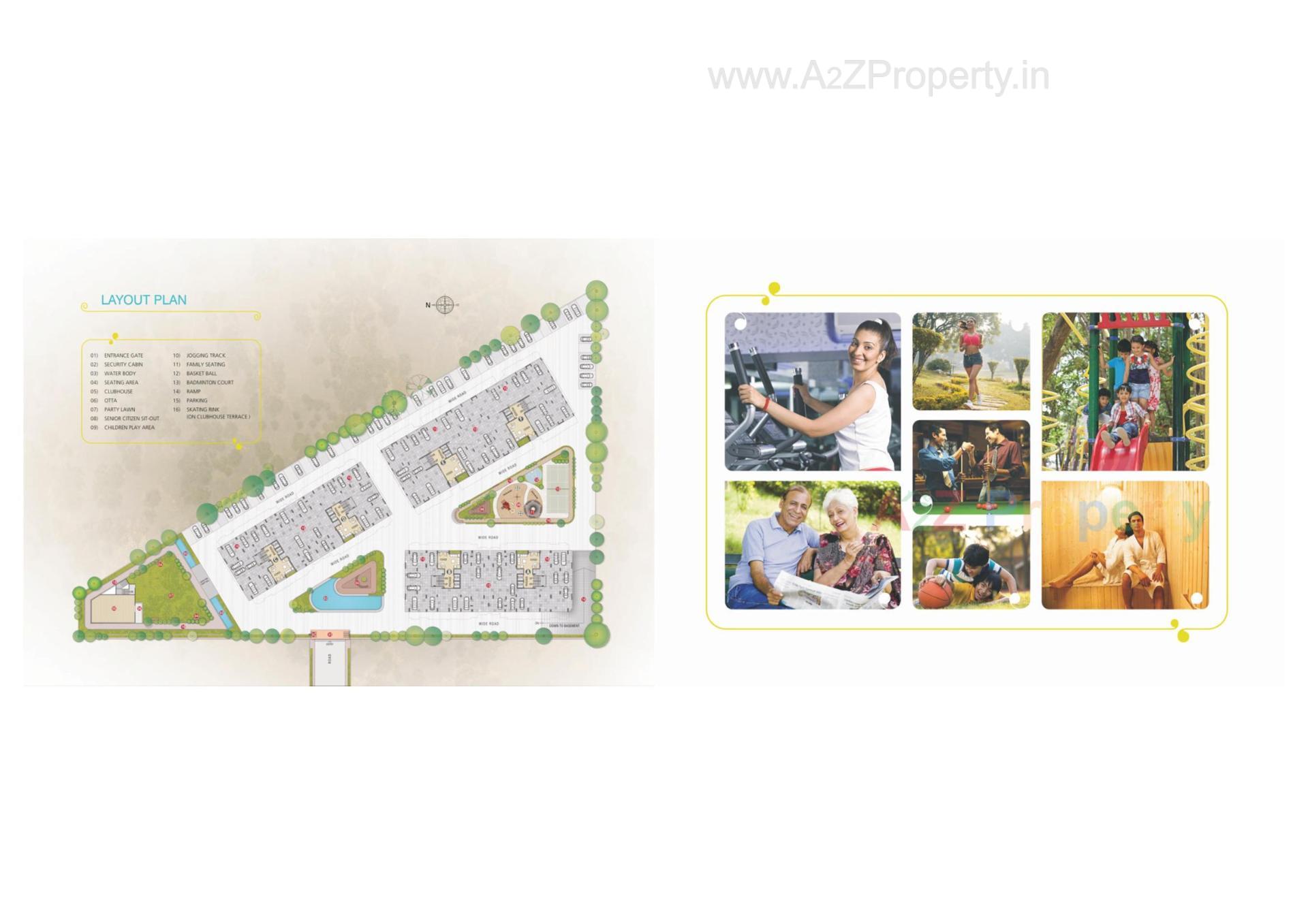 Layout of real estate project Rajhans Coral  (a,b) located at Daseri-tekari, Navsari, Gujarat