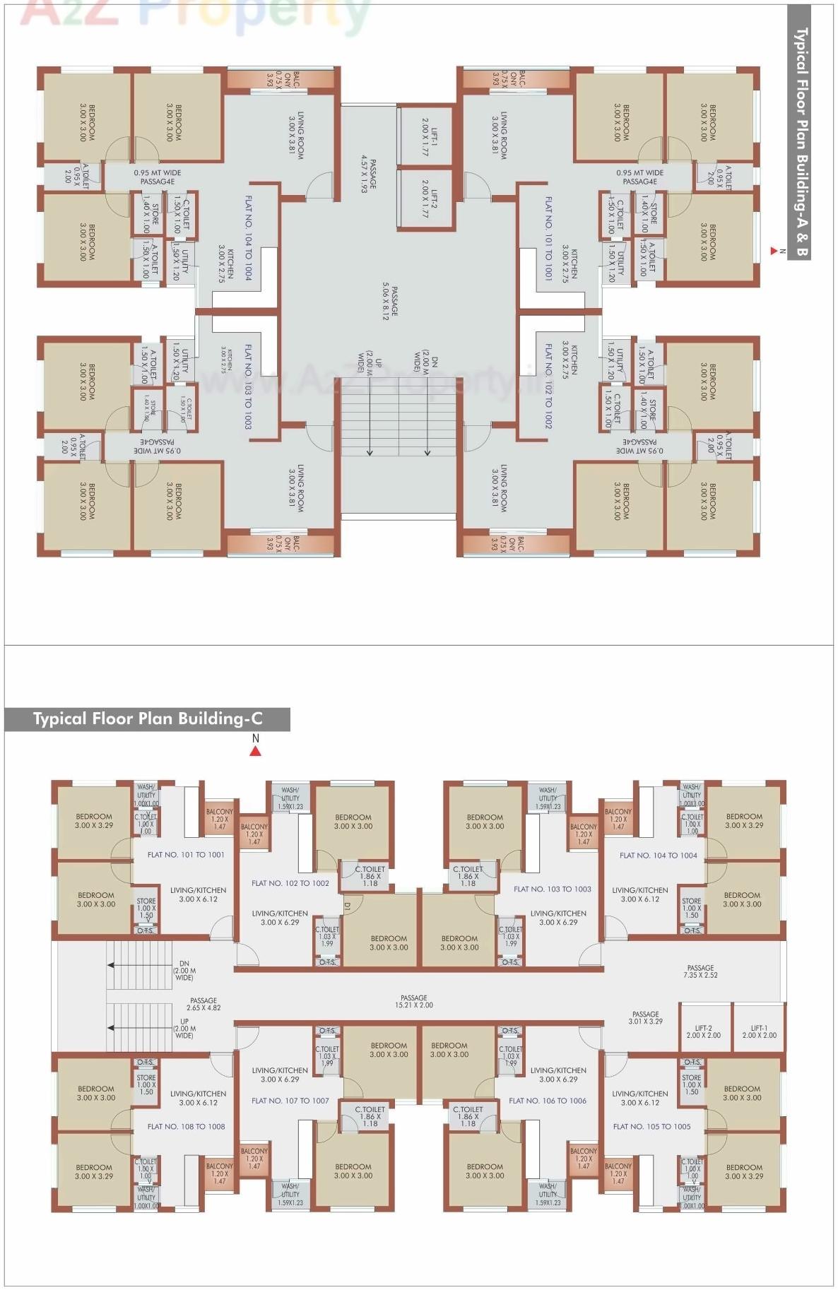 Layout of real estate project Rashi Alexa located at Navsari, Navsari, Gujarat