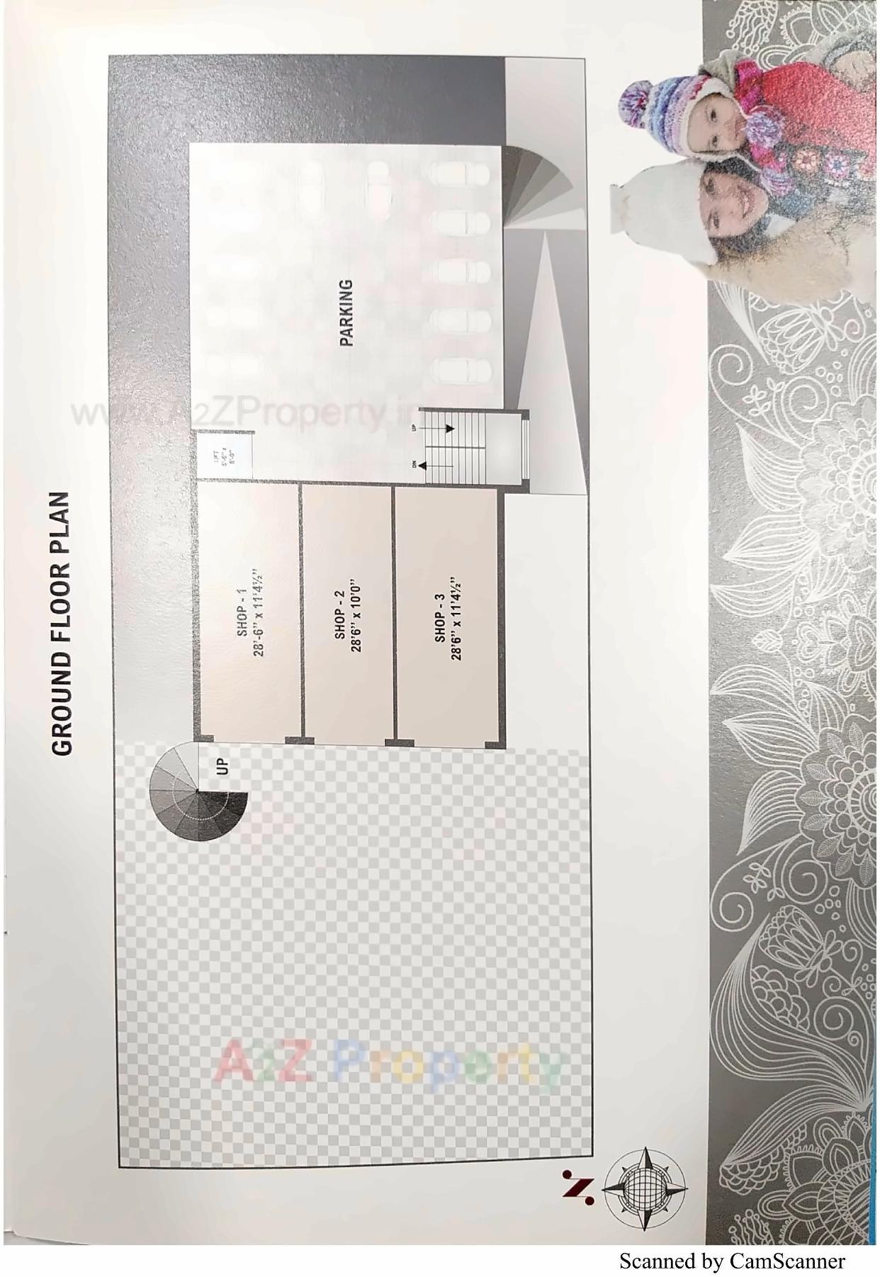 Layout of real estate project Shiv Palace located at Chhapara, Navsari, Gujarat