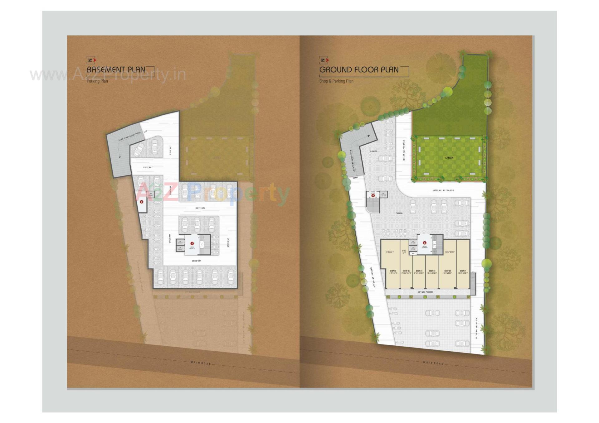 Layout of real estate project Shivalik Luxuria located at Chhapra, Navsari, Gujarat