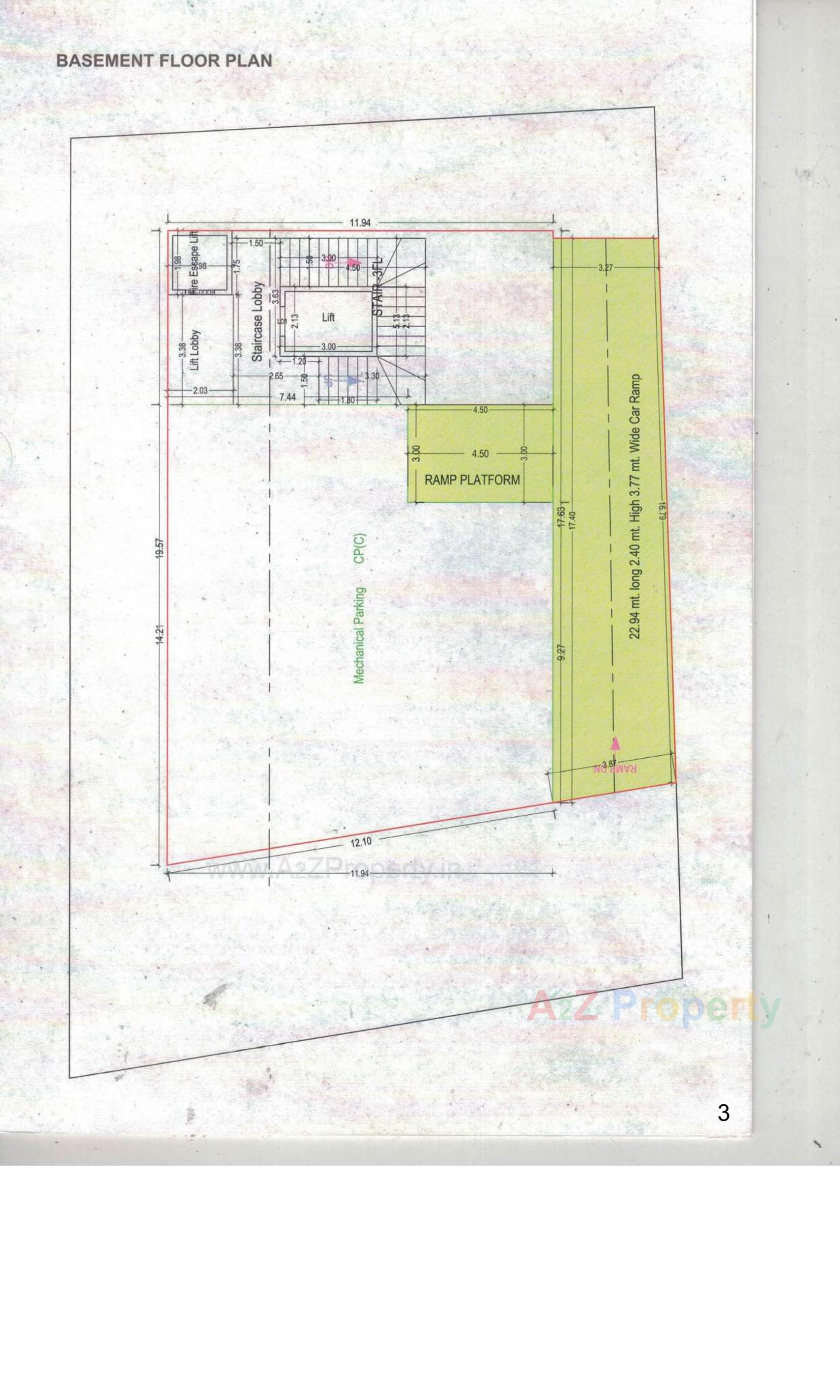 Layout of real estate project Shree Madhav The Business Hub located at City-opposite-to-court, Navsari, Gujarat