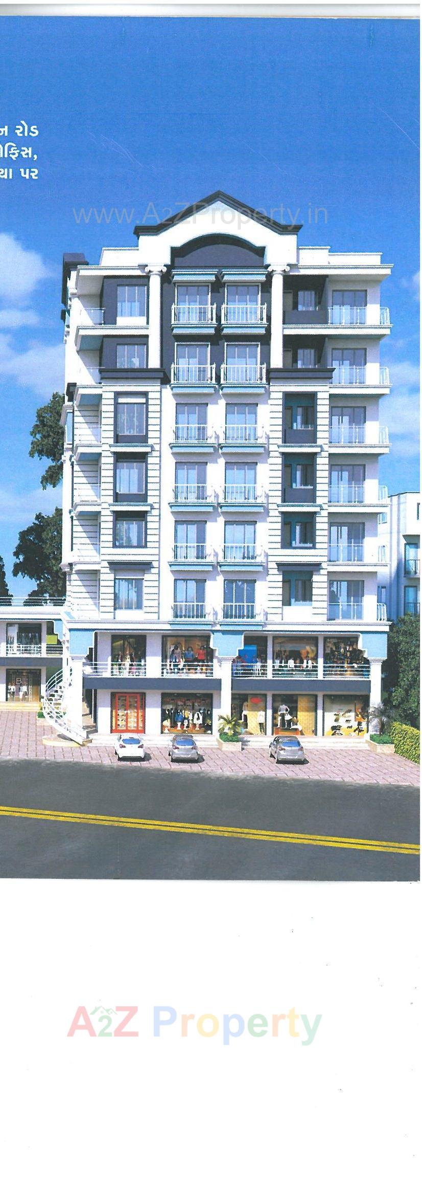 3D Elevation of real estate project Somnath Heights located at Navsari, Navsari, Gujarat