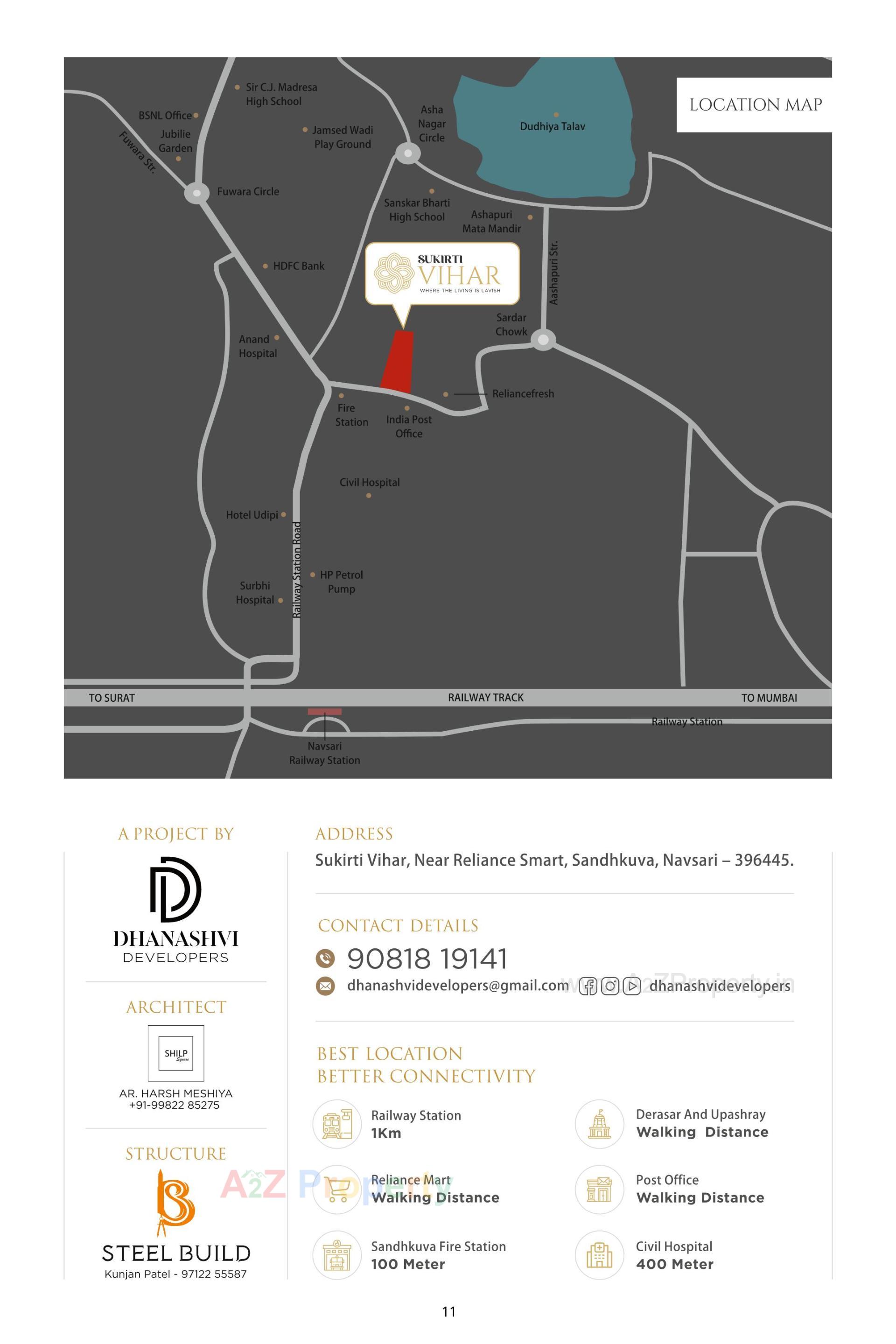  of real estate project Sukirti Vihar located at –, Navsari, Gujarat