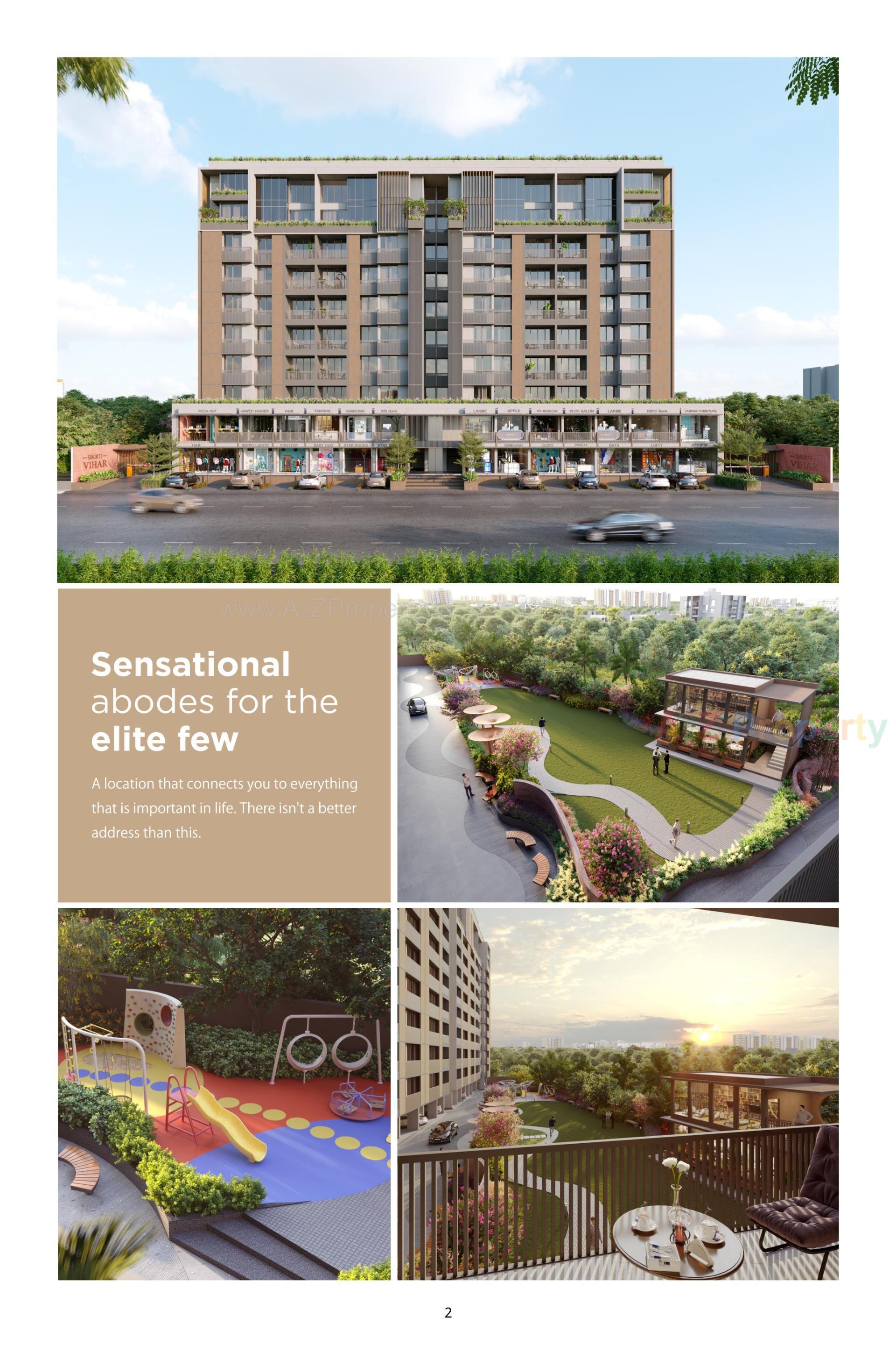 3D Elevation of real estate project Sukirti Vihar located at –, Navsari, Gujarat