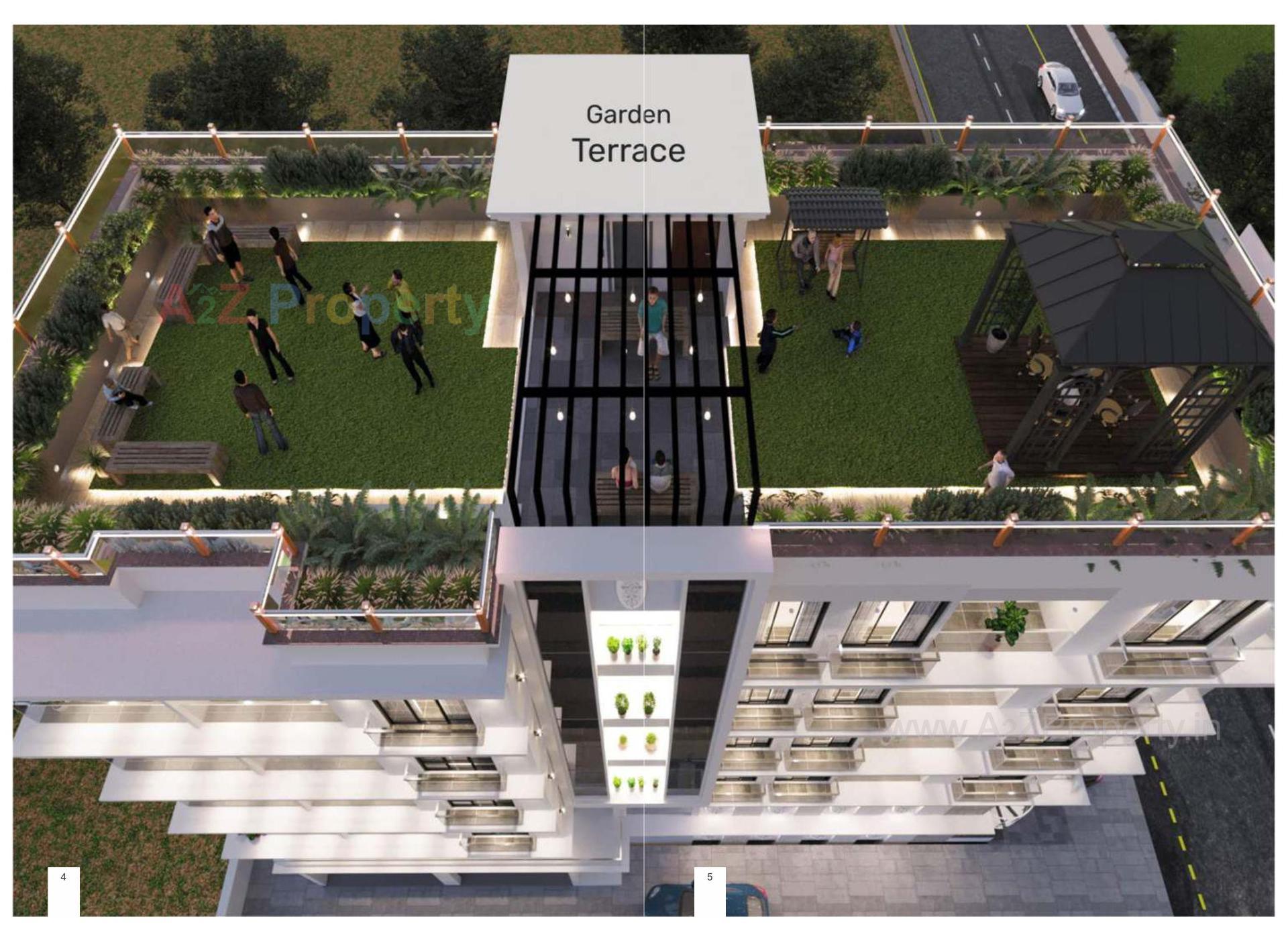 3D Elevation of real estate project Superia Heights located at Bilimora, Navsari, Gujarat