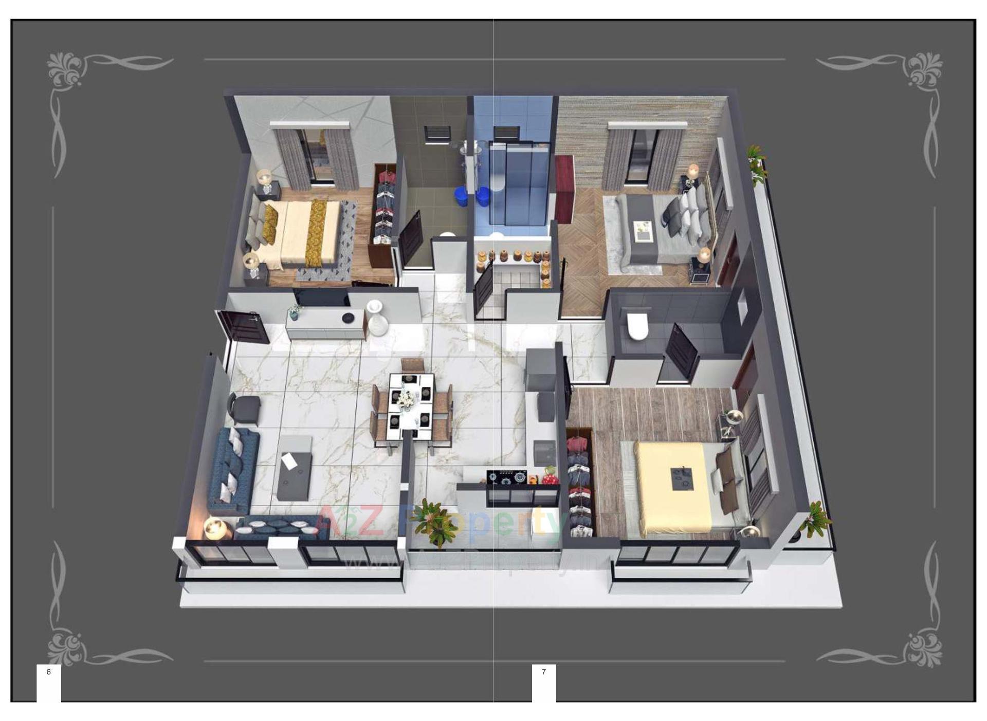Layout of real estate project Superia Heights located at Bilimora, Navsari, Gujarat
