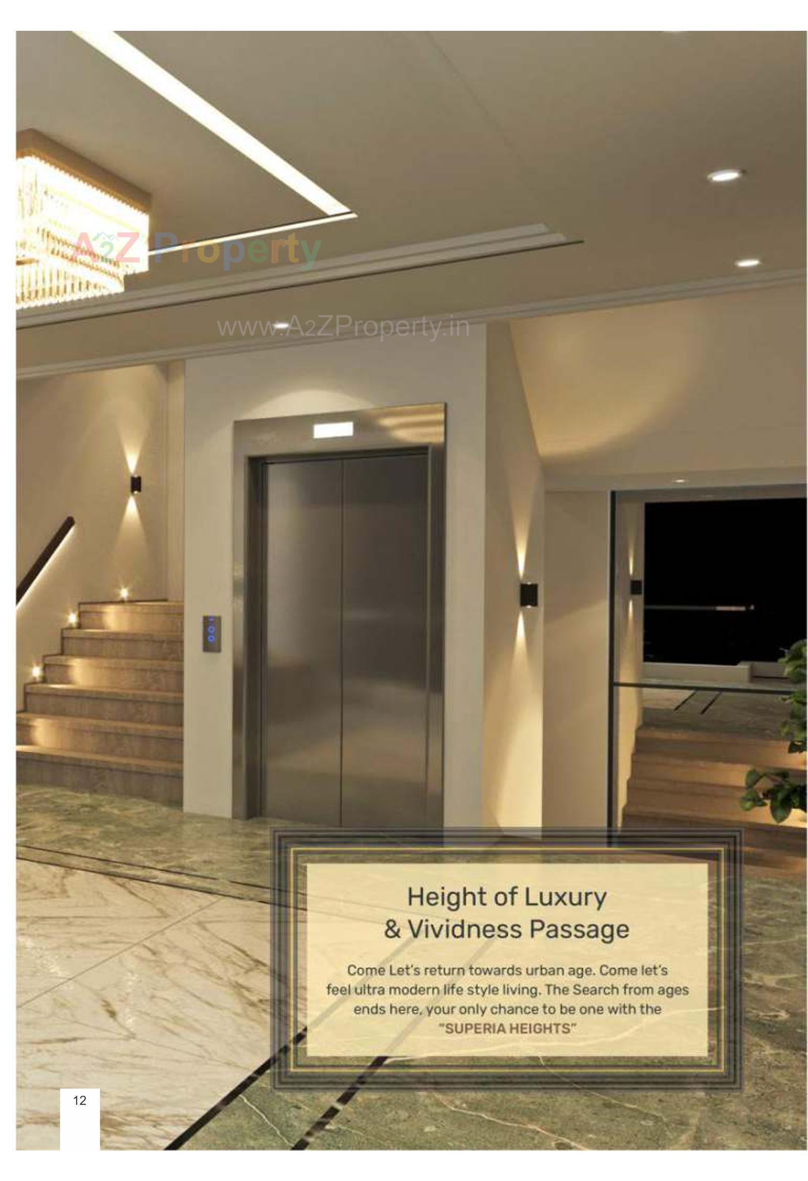 3D Elevation of real estate project Superia Heights located at Bilimora, Navsari, Gujarat