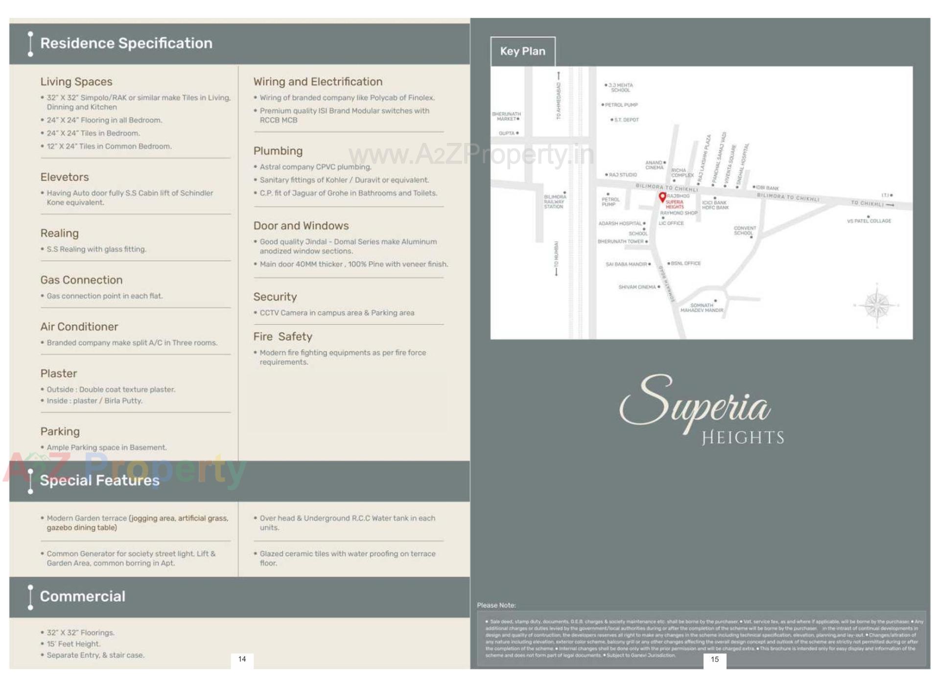  of real estate project Superia Heights located at Bilimora, Navsari, Gujarat