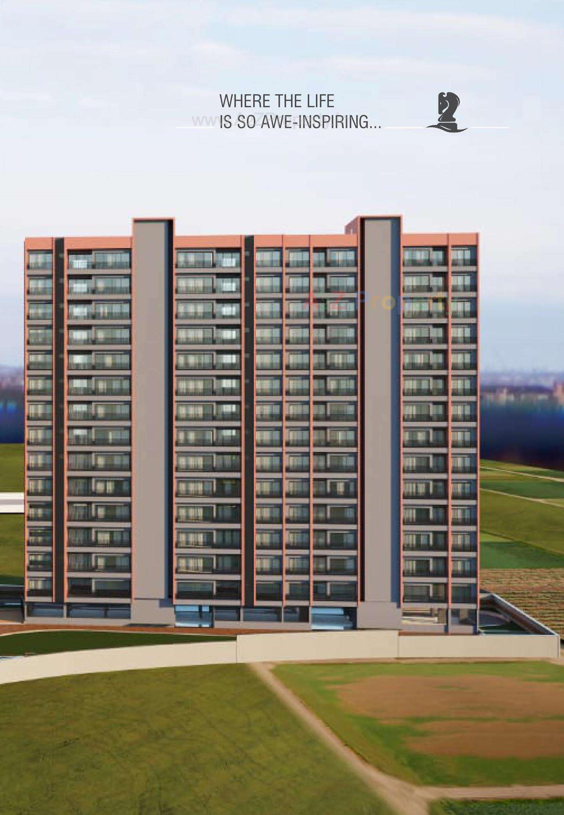 3D Elevation of real estate project Swiss Point located at Chapra, Navsari, Gujarat