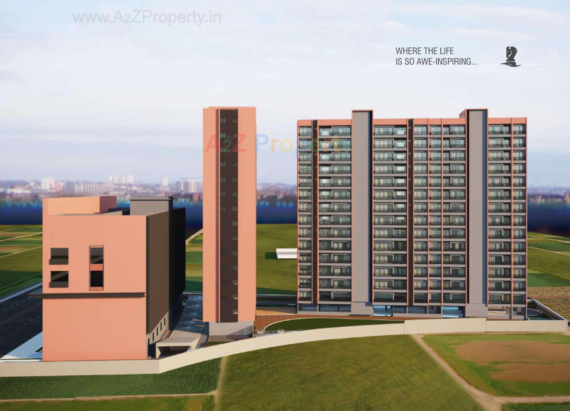 3D Elevation of real estate project Swiss Point located at Chapra, Navsari, Gujarat