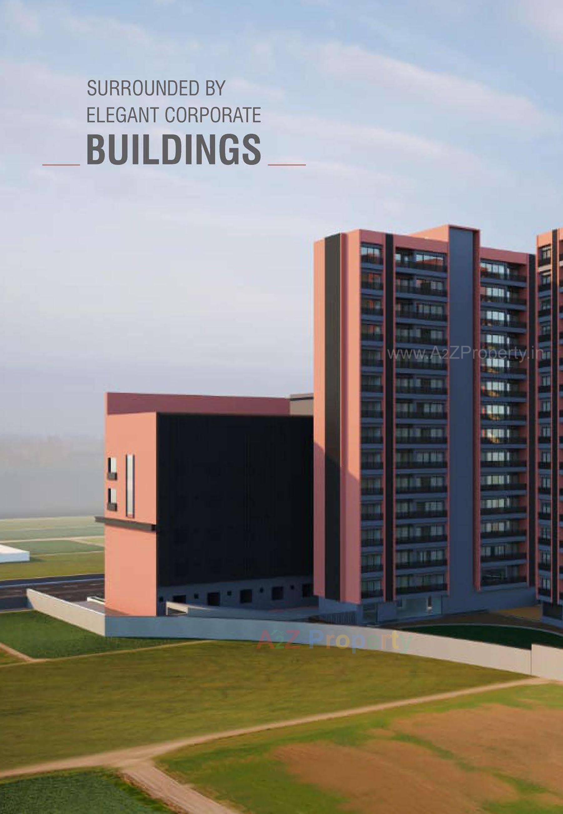 3D Elevation of real estate project Swiss Point located at Chapra, Navsari, Gujarat