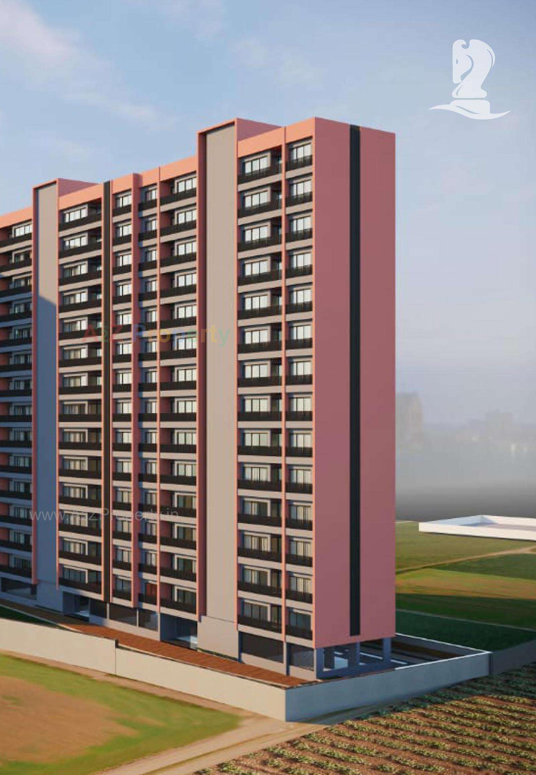 3D Elevation of real estate project Swiss Point located at Chapra, Navsari, Gujarat
