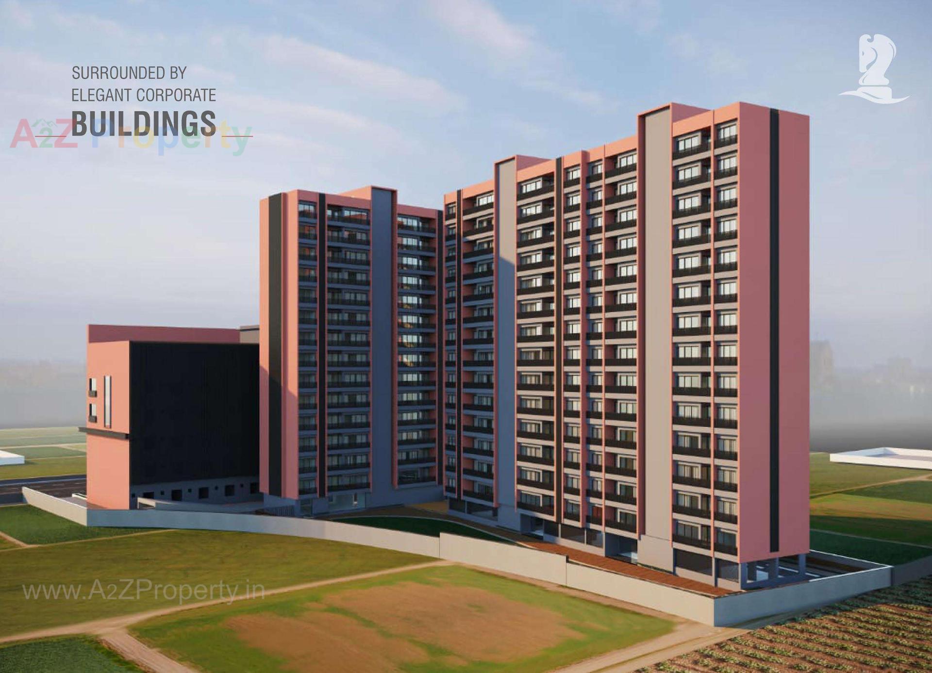 3D Elevation of real estate project Swiss Point located at Chapra, Navsari, Gujarat