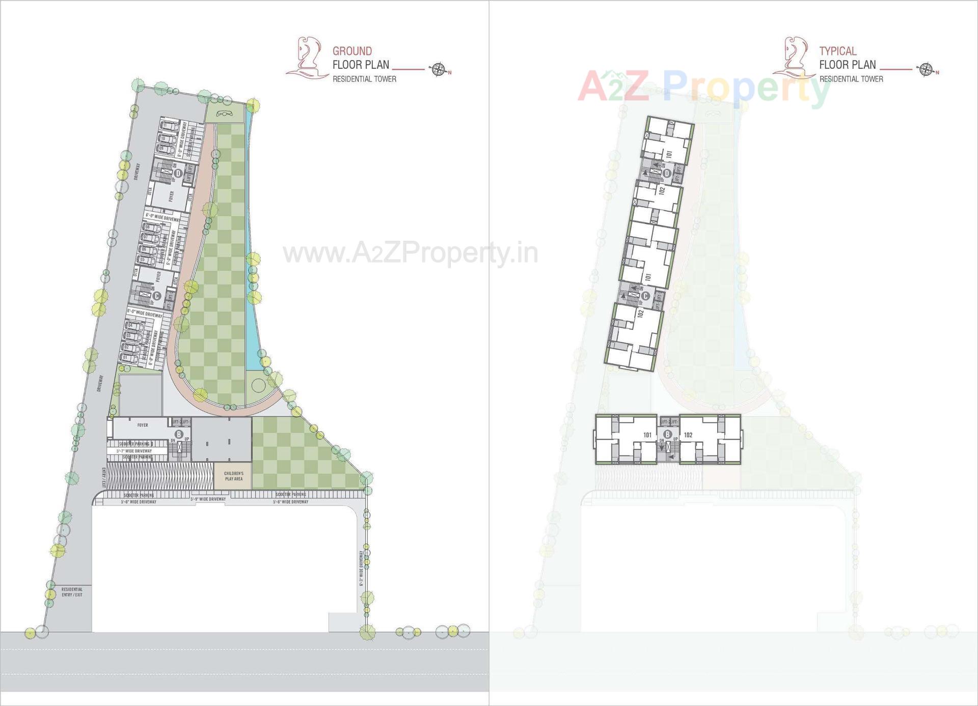 Layout of real estate project Swiss Point located at Chapra, Navsari, Gujarat