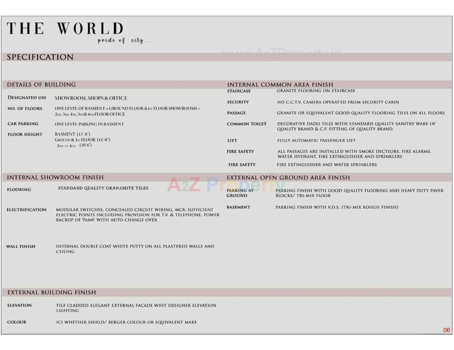  of real estate project The World located at Jamalpore, Navsari, Gujarat