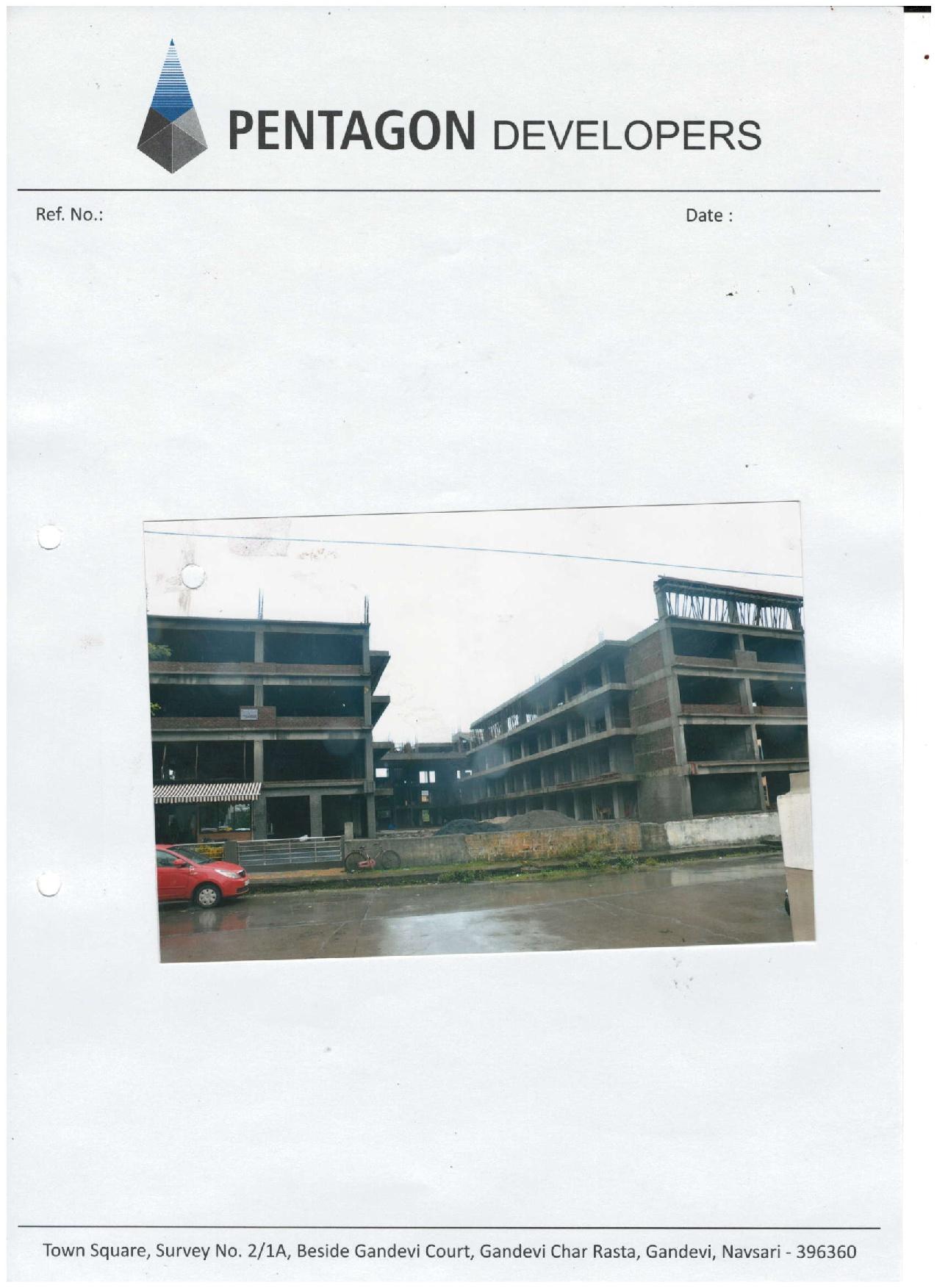 66239_const of real estate project Town Square located at Gandevi, Navsari, Gujarat