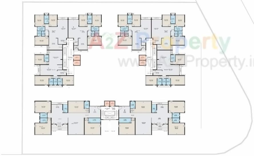 Layout of real estate project Trident located at Navsari, Navsari, Gujarat