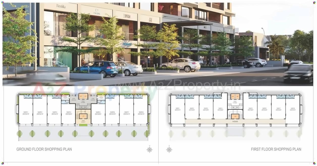 Layout of real estate project Trident located at Navsari, Navsari, Gujarat