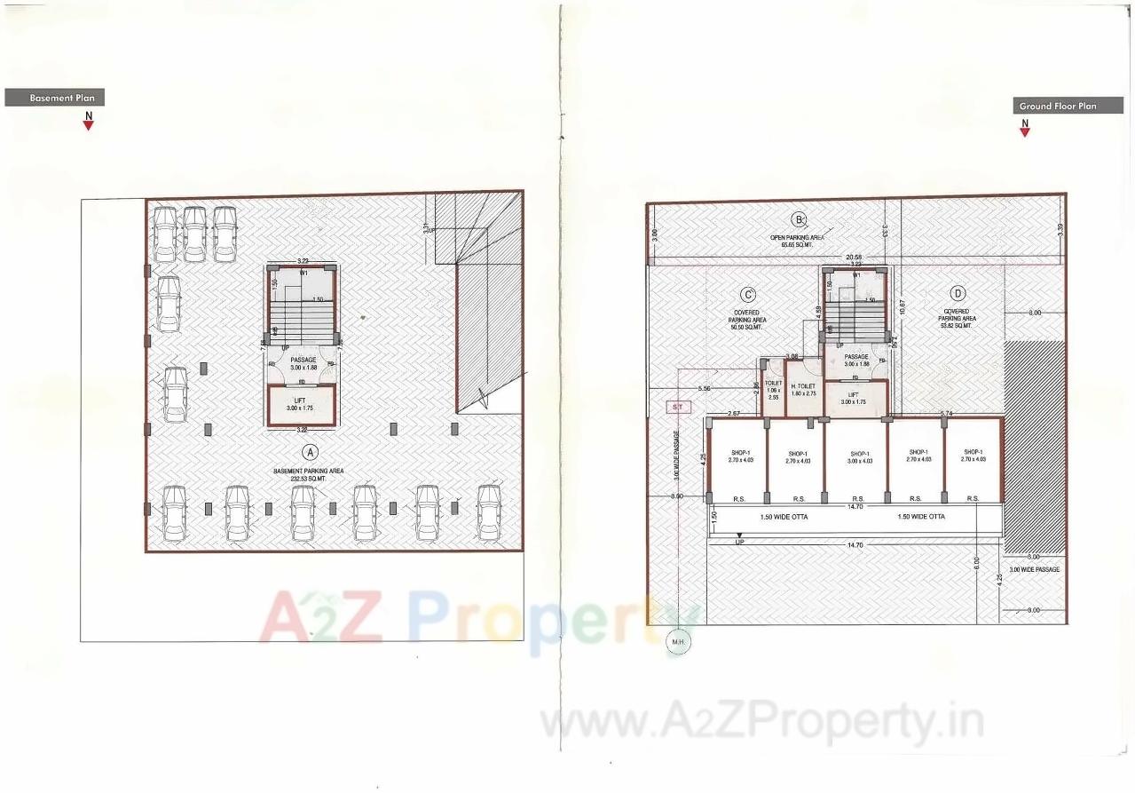 Layout of real estate project Vaastu Luxuriaa located at Dist, Navsari, Gujarat