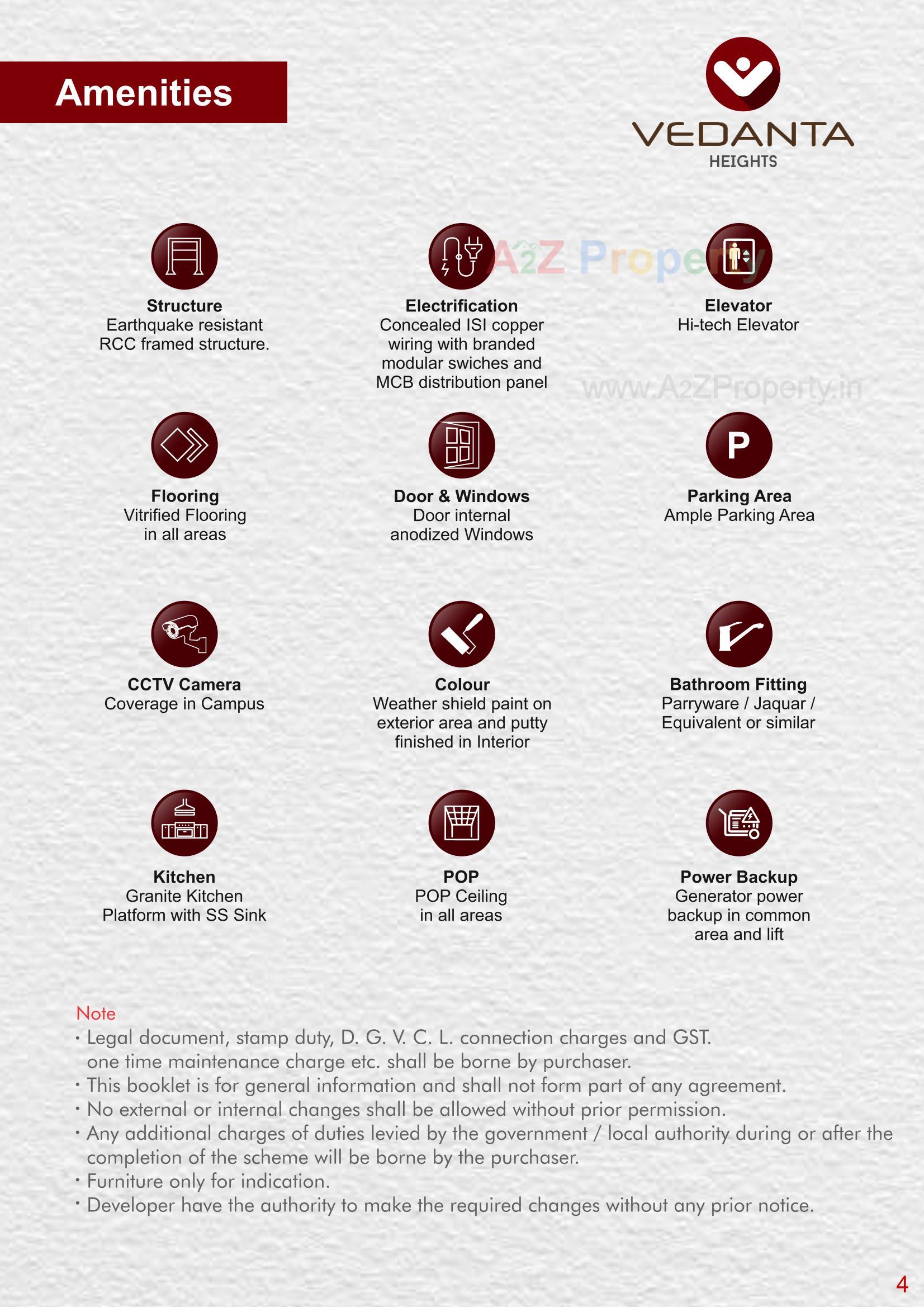  of real estate project Vedanta Heights located at City, Navsari, Gujarat