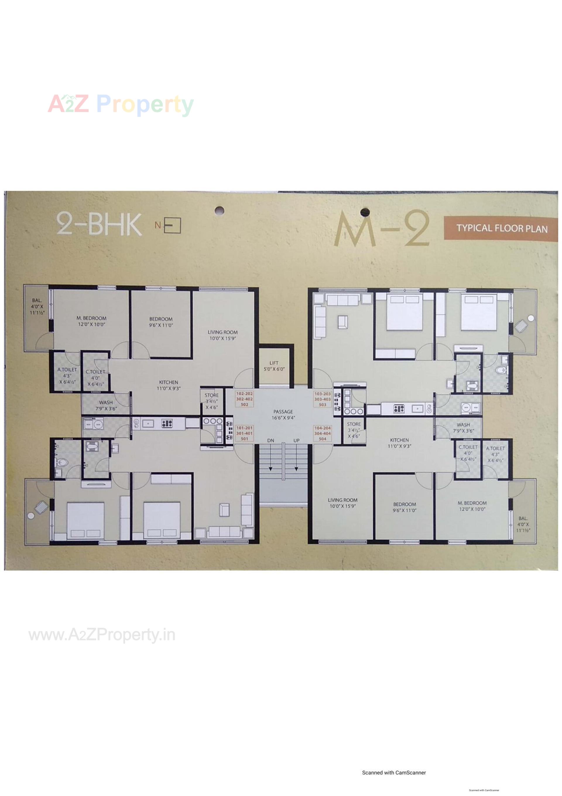 Layout of real estate project Vitthal Nagar  A(m2) located at Navsari, Navsari, Gujarat