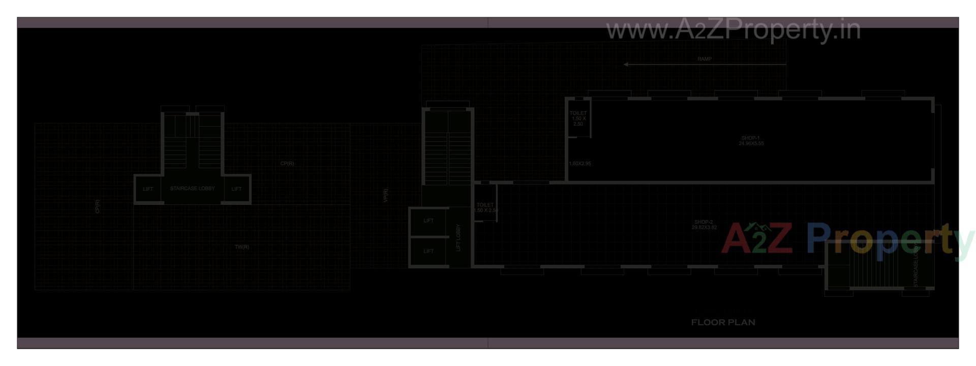 Layout of real estate project Vivanta Care located at Navsari, Navsari, Gujarat