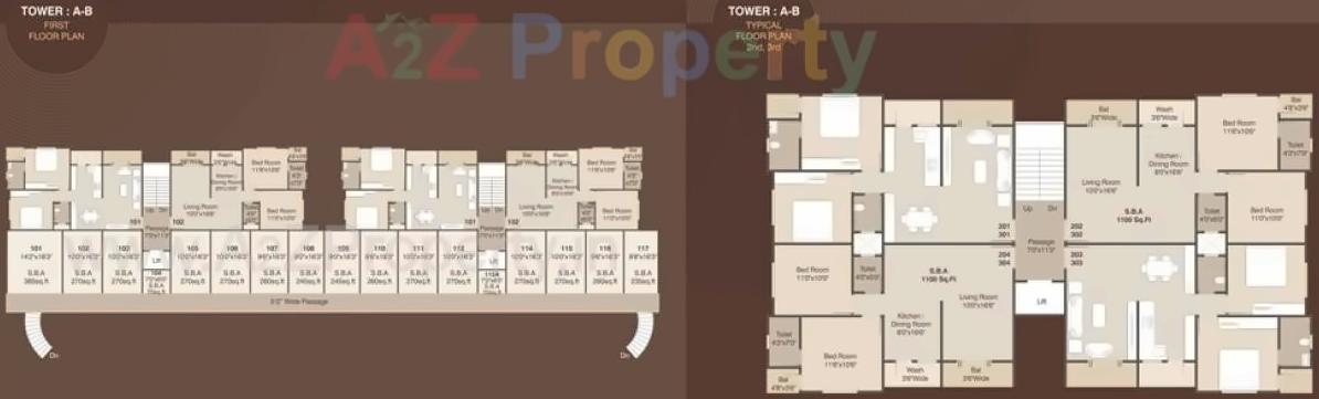 Layout of real estate project Indralok located at Halol, Panchmahals, Gujarat