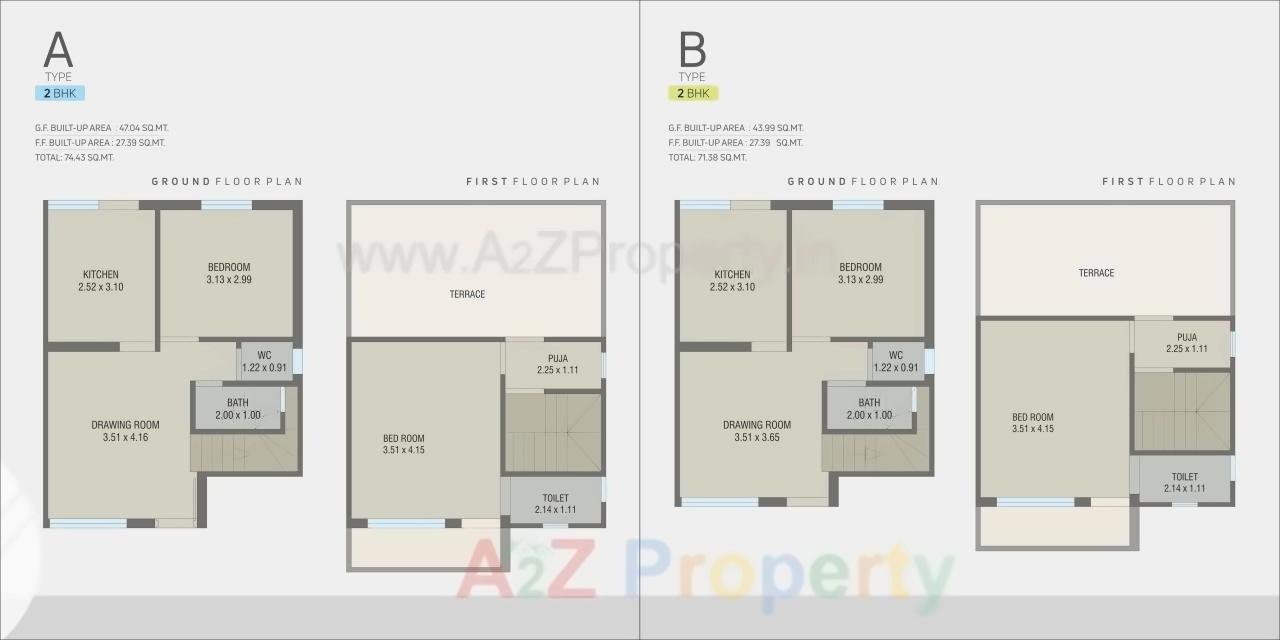 Layout of real estate project Minaxi Bungalows located at Godhra, Panchmahals, Gujarat