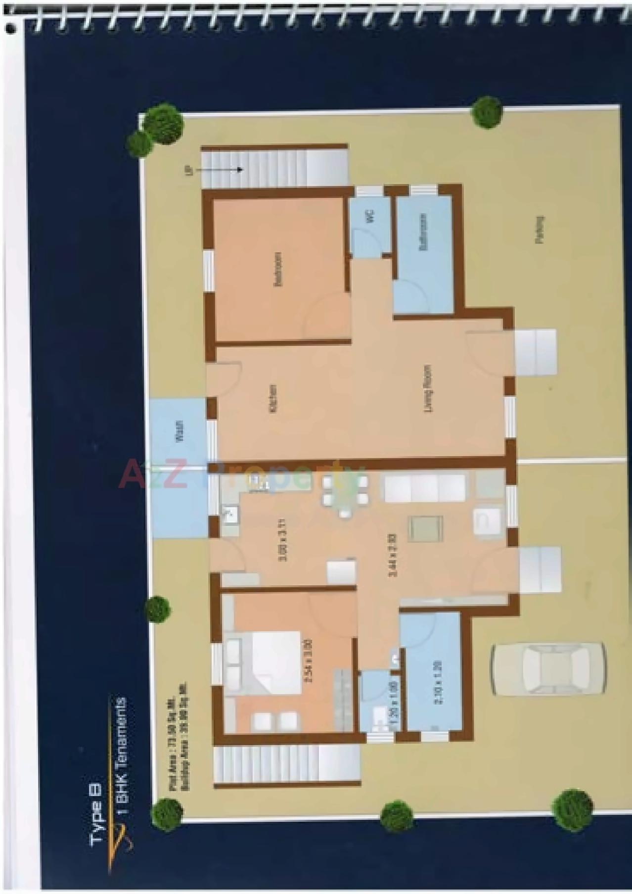 Layout of real estate project Shreeji Residency located at Vitthalpura, Panchmahals, Gujarat