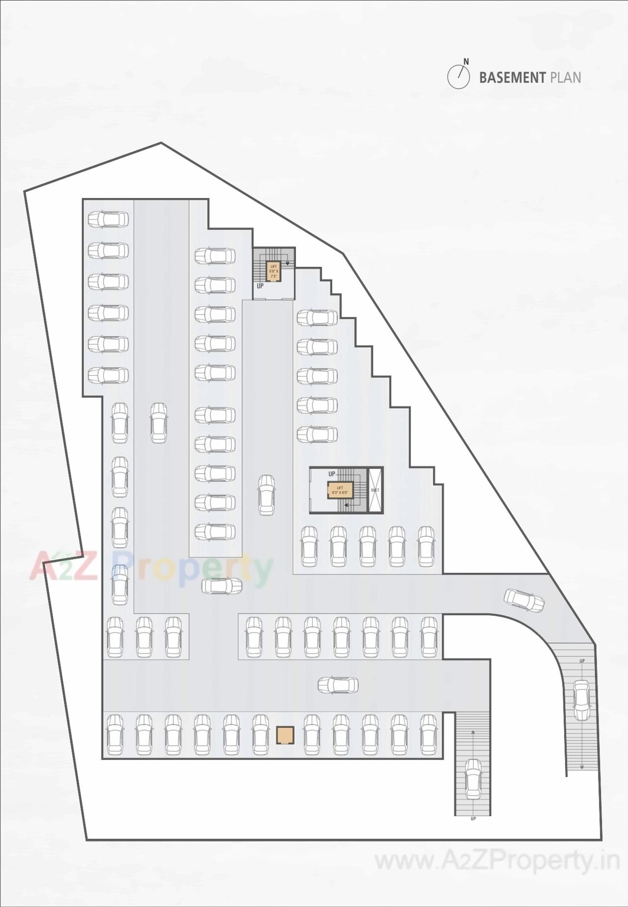 Layout of real estate project Town Square located at Halol, Panchmahals, Gujarat