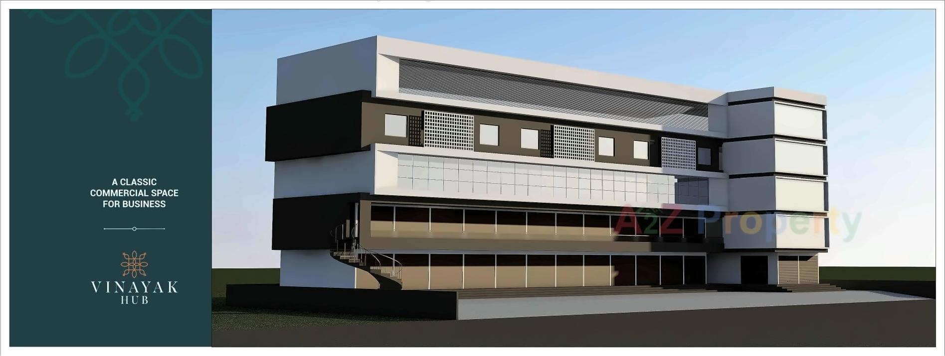 3D Elevation of real estate project Vinayak Hub located at Panchmahals, Panchmahals, Gujarat