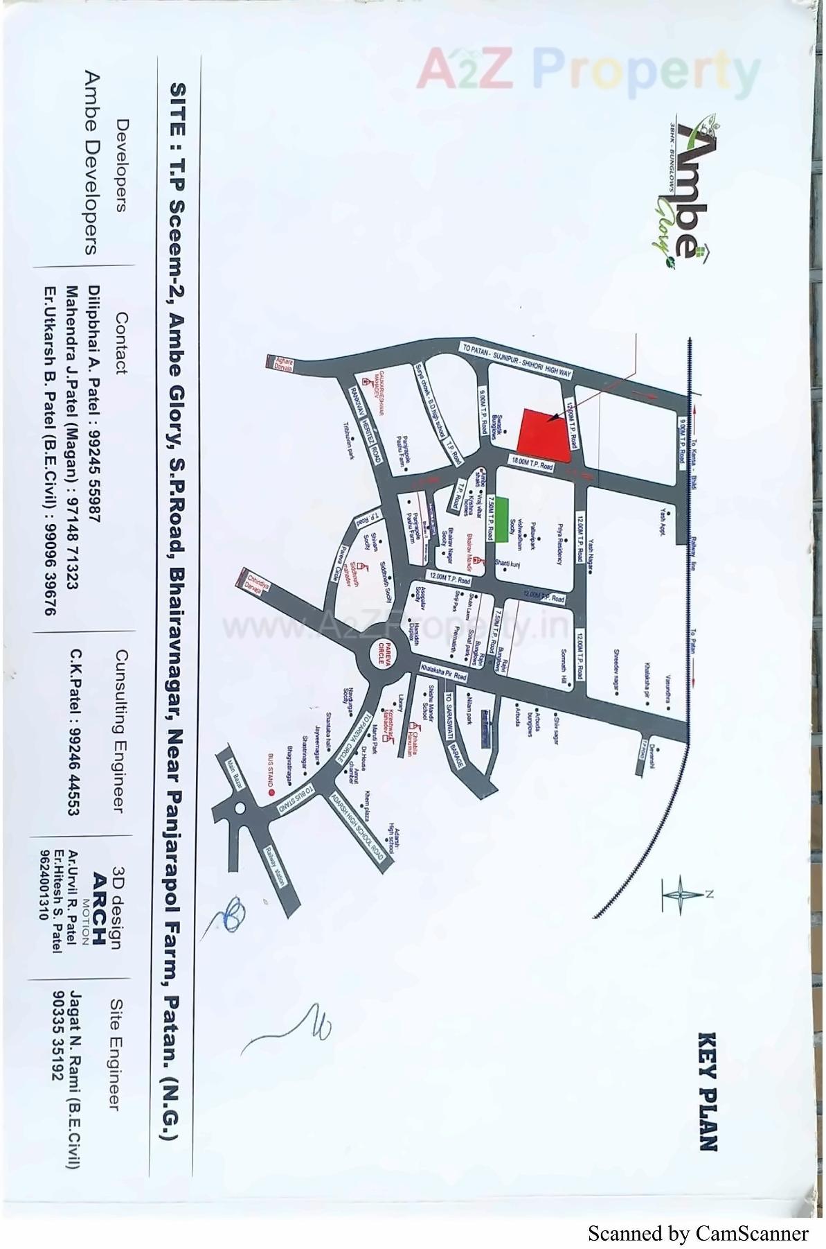  of real estate project Ambe Glory located at Samalpati, Patan, Gujarat