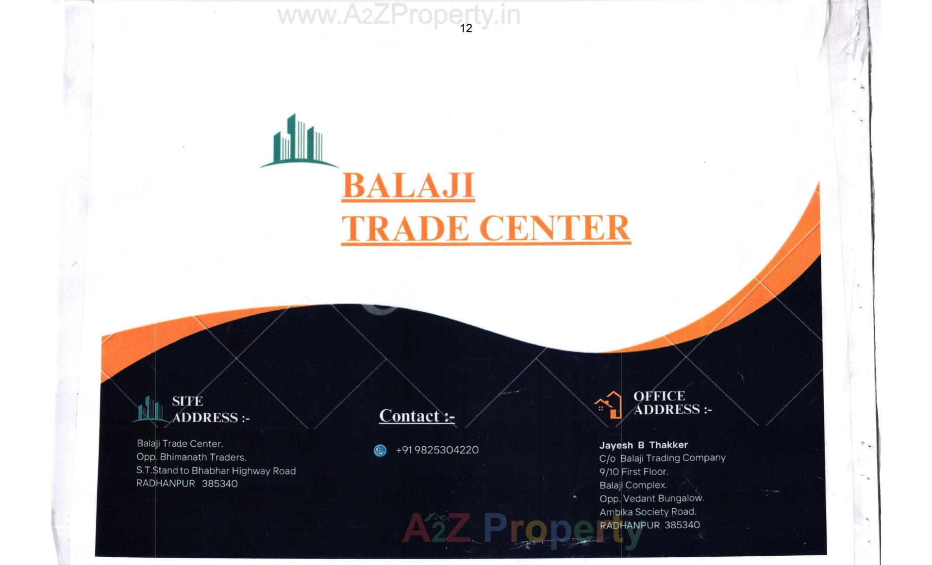  of real estate project Balaji Trade Center located at Radhanpur, Patan, Gujarat