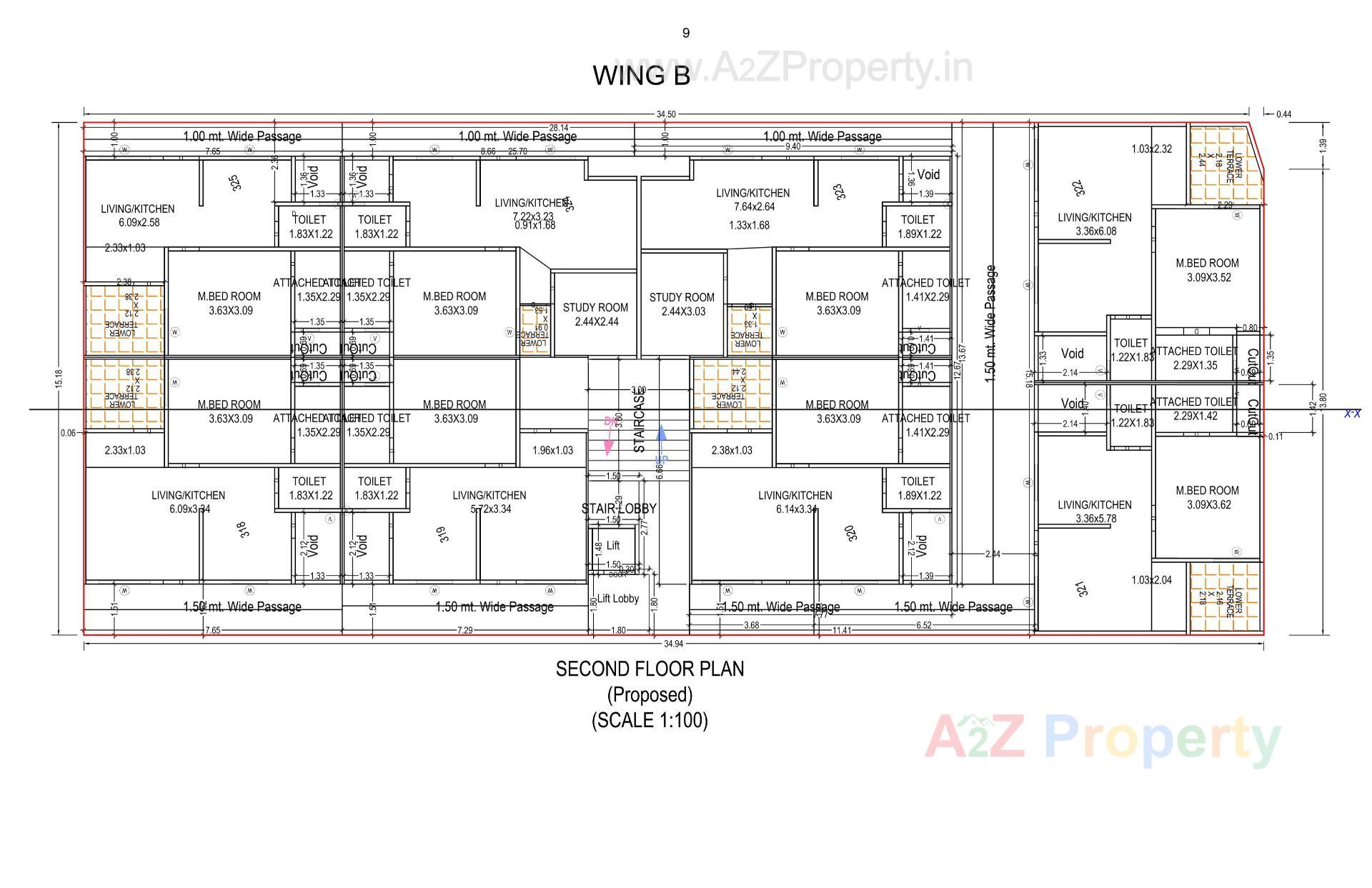 Layout of real estate project Balaji Trade Center located at Radhanpur, Patan, Gujarat