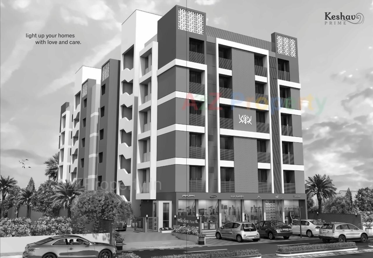 3D Elevation of real estate project Keshav Prime located at Gungadipati, Patan, Gujarat