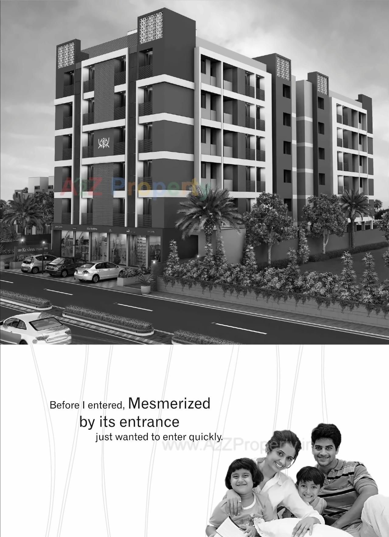 3D Elevation of real estate project Keshav Prime located at Gungadipati, Patan, Gujarat