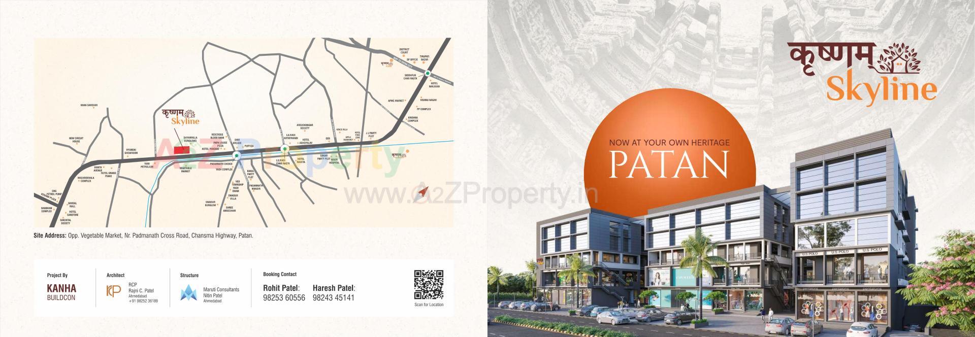  of real estate project Krushnam Skyline located at Gungdipati, Patan, Gujarat