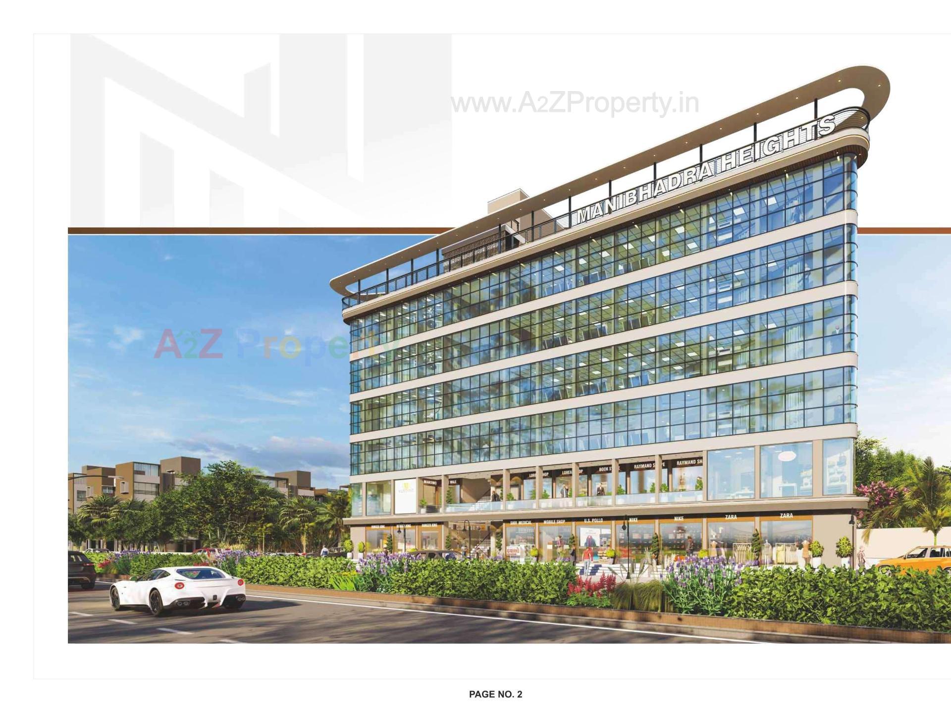 3D Elevation of real estate project Manibhadra Heights located at Patan, Patan, Gujarat