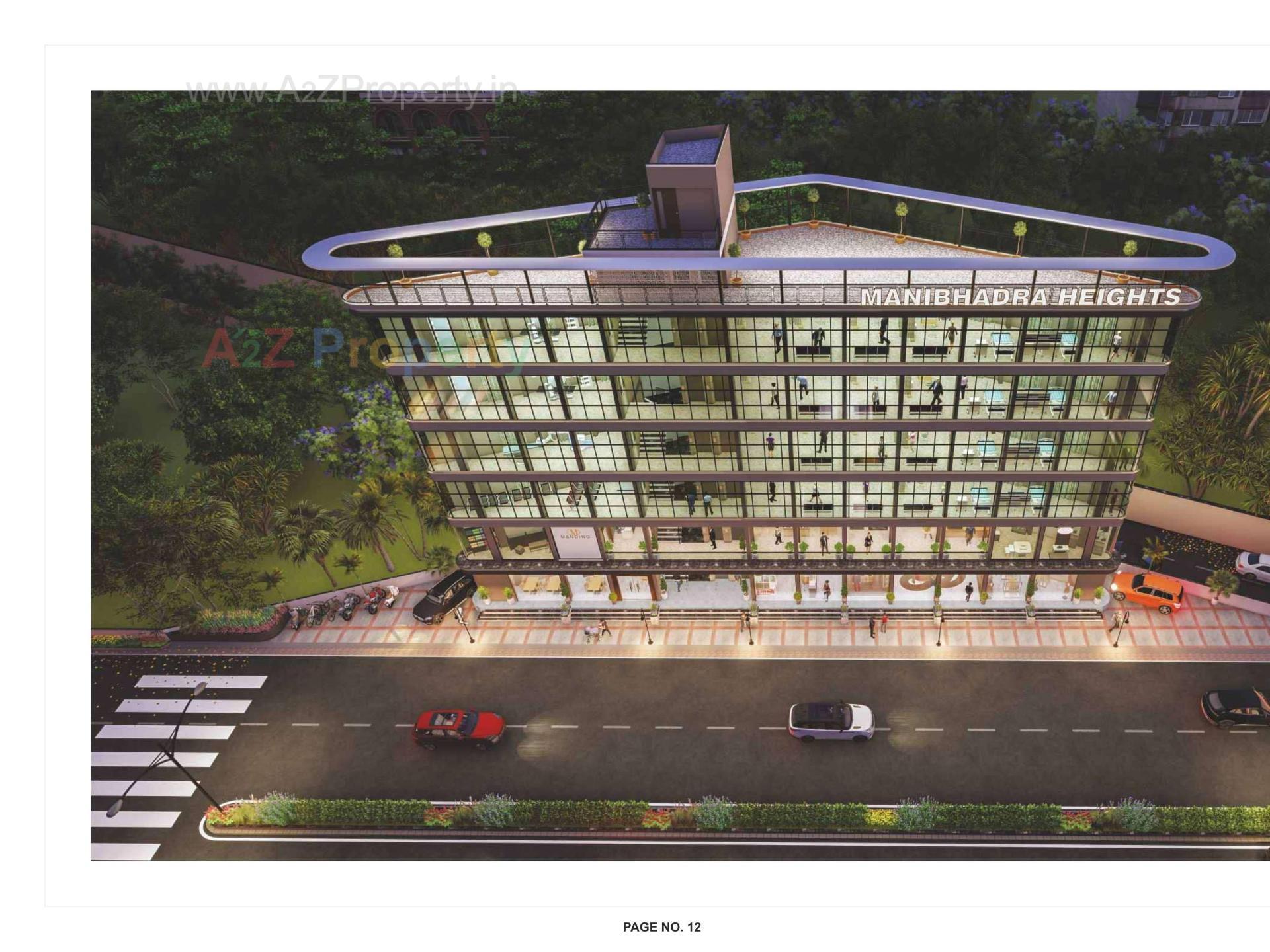 3D Elevation of real estate project Manibhadra Heights located at Patan, Patan, Gujarat