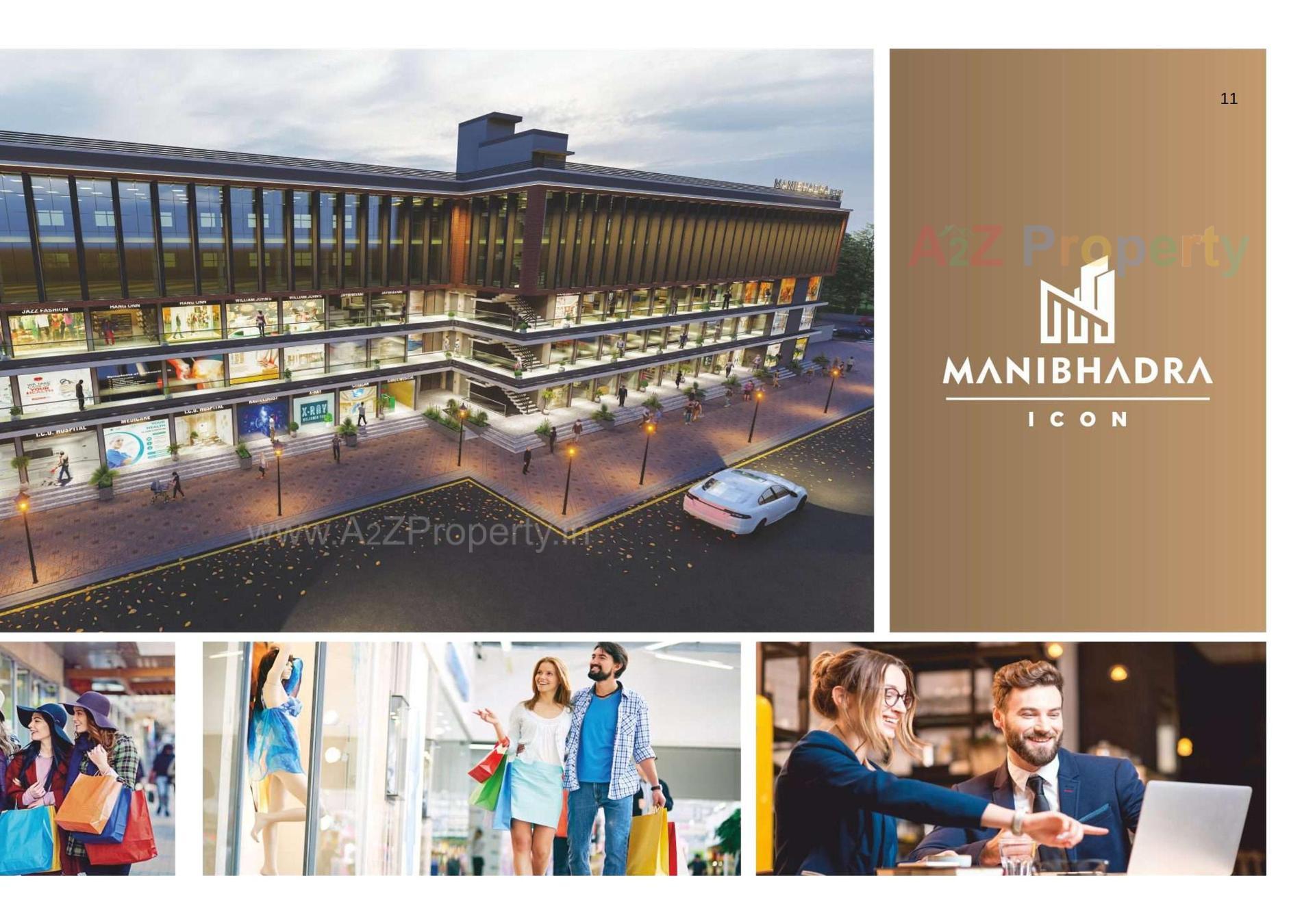 3D Elevation of real estate project Manibhadra Icon located at Patan, Patan, Gujarat