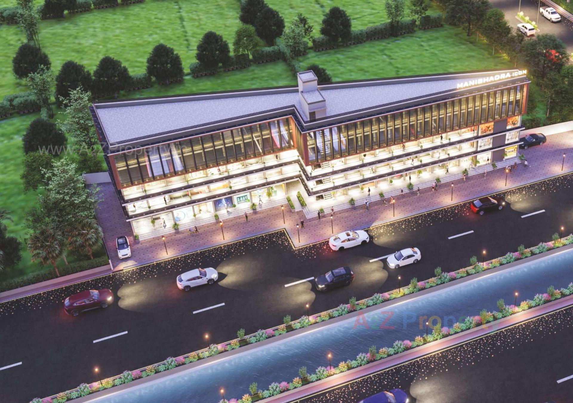 3D Elevation of real estate project Manibhadra Icon located at Patan, Patan, Gujarat