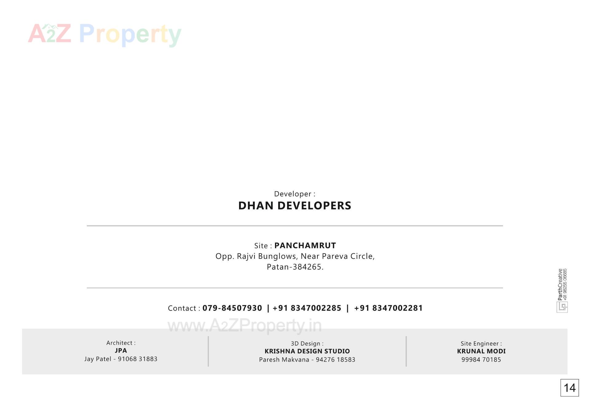  of real estate project Panchamrut located at Samalpati, Patan, Gujarat