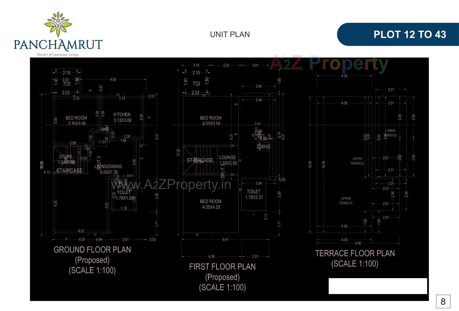  of real estate project Panchamrut located at Samalpati, Patan, Gujarat