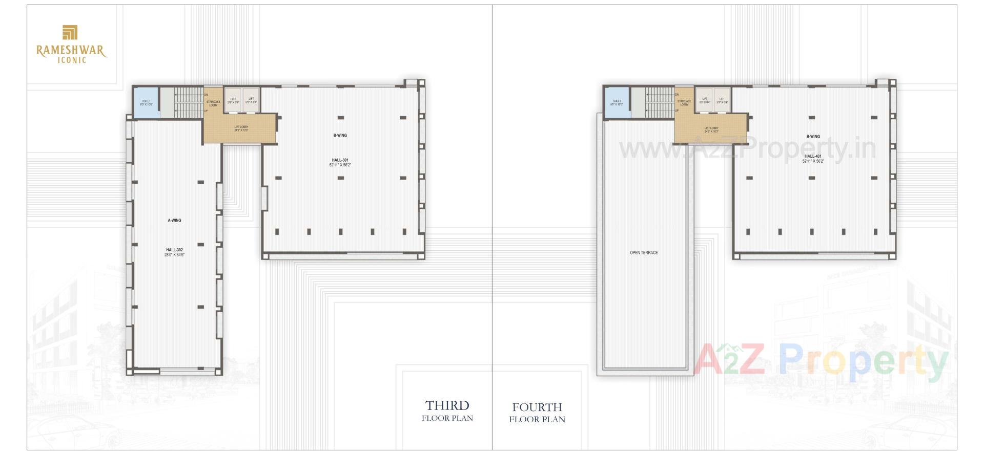 Layout of real estate project Rameshwar Iconic located at Patan, Patan, Gujarat