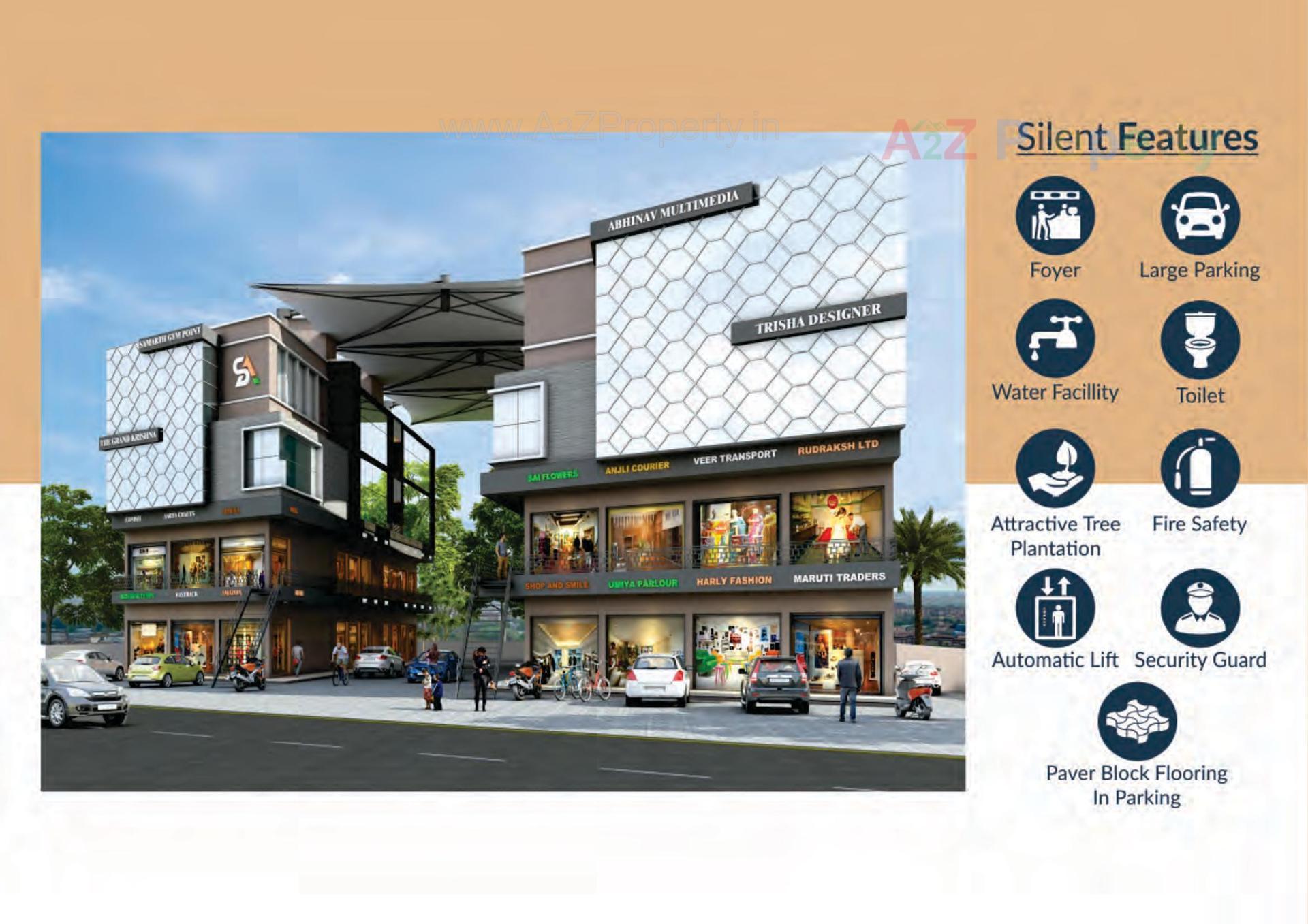 3D Elevation of real estate project Shiv Arcade located at Patan, Patan, Gujarat