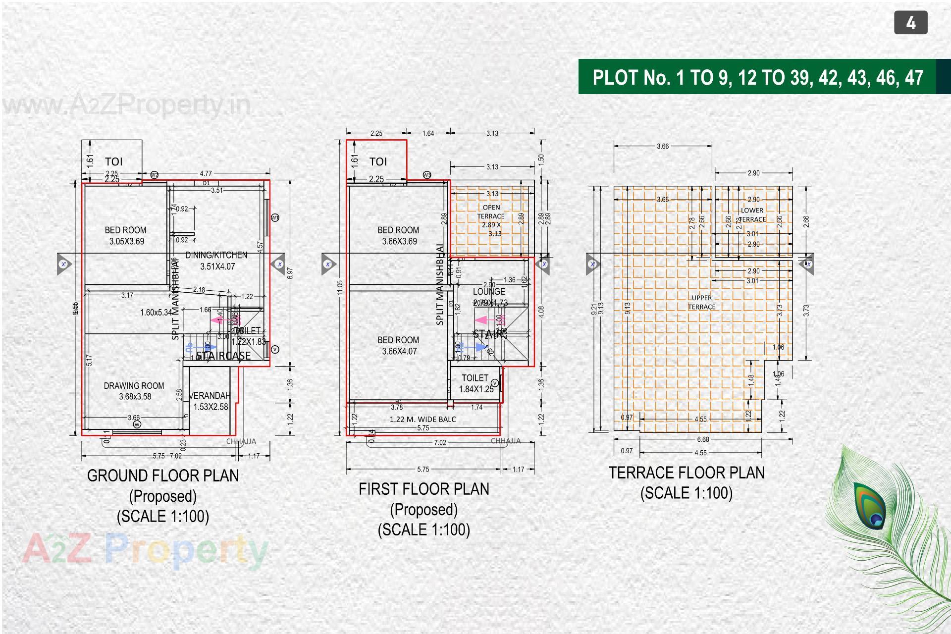 Layout of real estate project Swadur Heritage located at Samalpati, Patan, Gujarat
