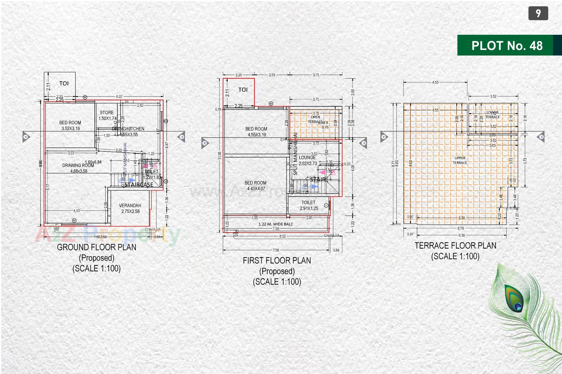 Layout of real estate project Swadur Heritage located at Samalpati, Patan, Gujarat