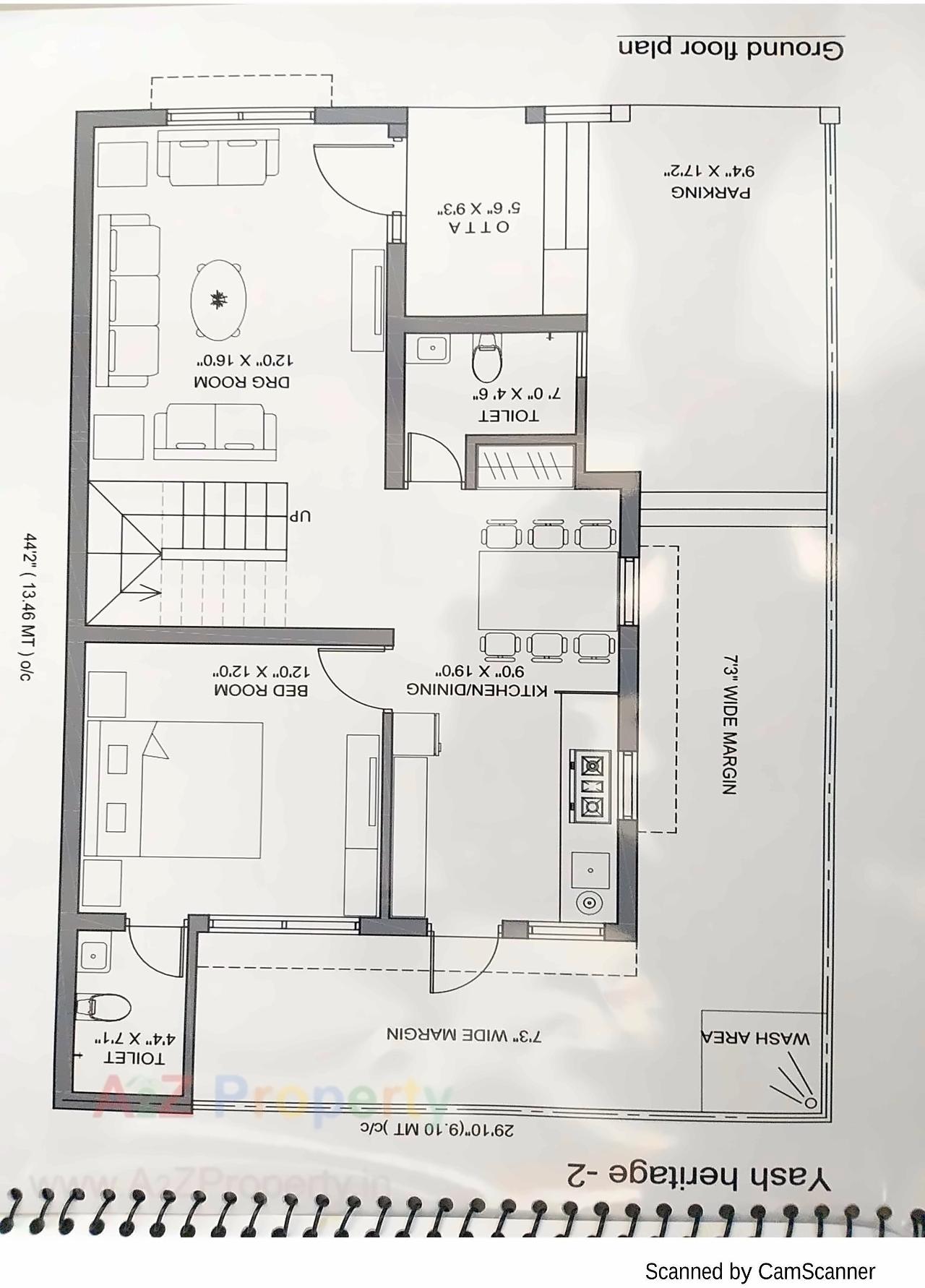 Layout of real estate project Yash Heritage Ii located at Patan, Patan, Gujarat