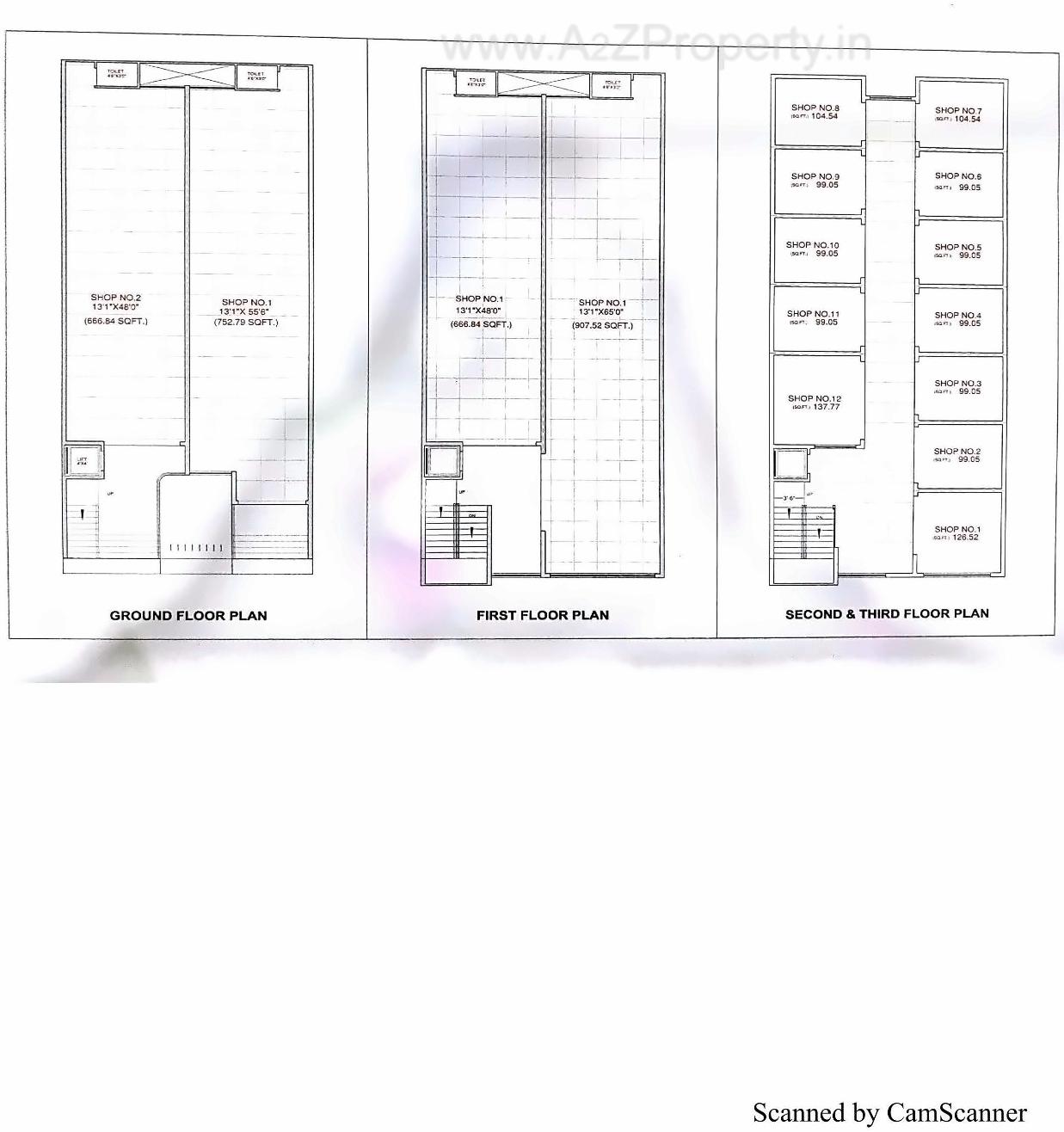 Layout of real estate project Balaji Arcade located at Porbandar, Porbandar, Gujarat